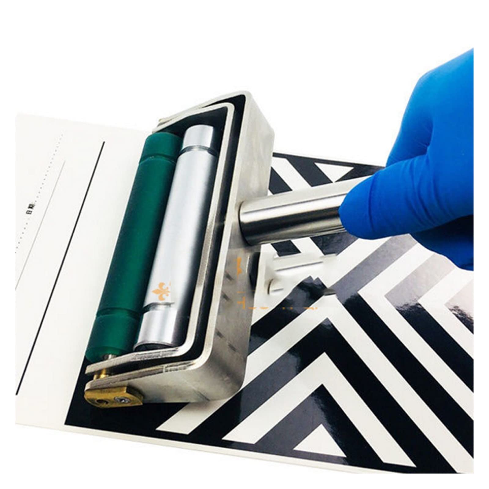 Applicatore manuale di pellicola d'inchiostro per test di precisione su vari rulli, strumento essenziale per il controllo della qualità di stampa