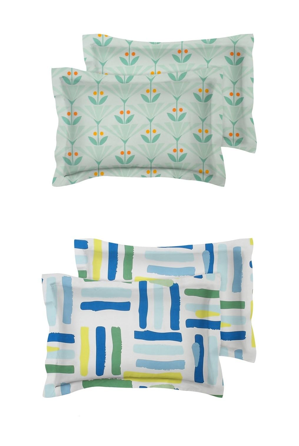 VAS COLLECTIONS® 105 TC Premium Cotton King Size Printed Design Pillow Cover - 20"x30" Inches, Set of 4 Pieces, Multicoloured, (B0CTH9Z3S3) Amazon Price History, Amazon Price Tracker