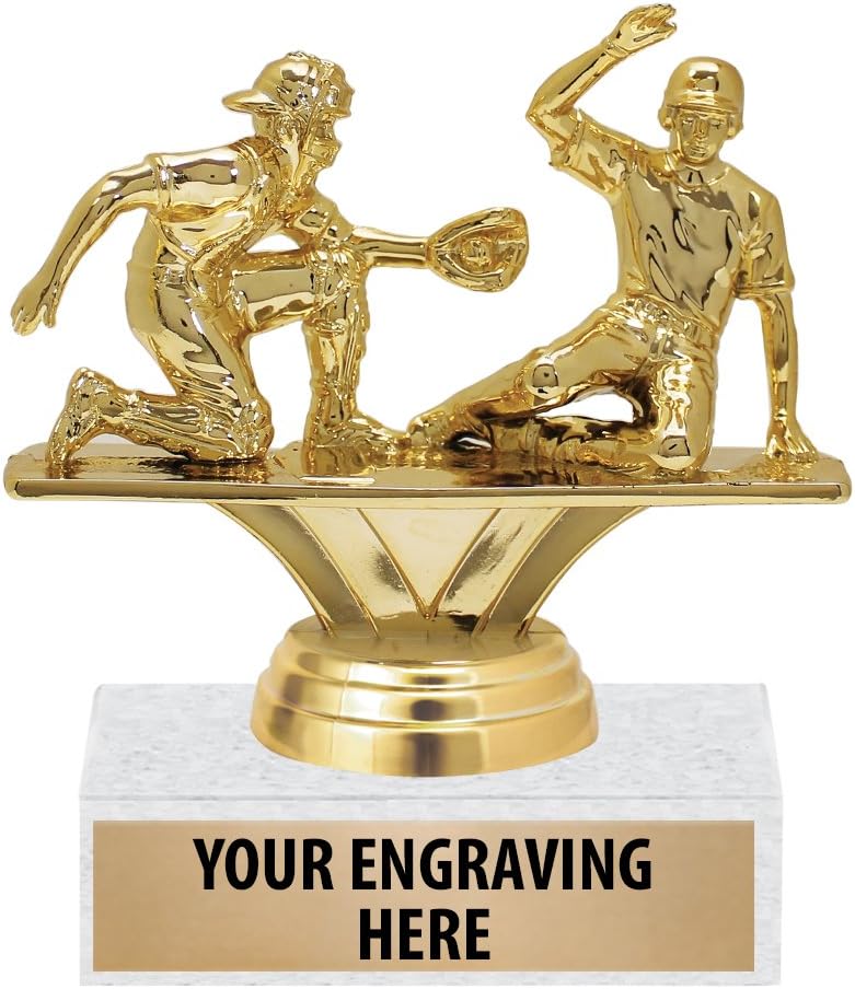 Double Male Baseball Trophy - Baseball Trophies and Awards