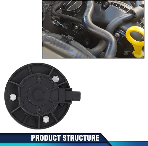 Miniatura 7 de PIT66 Imán ajustador del árbol de levas del motor compatible con Audi A1 A3 A4 A4 ALLROAD A5 ALLROAD Q5 S3 TT/Compatible con VW BEETLE EOS Jetta,