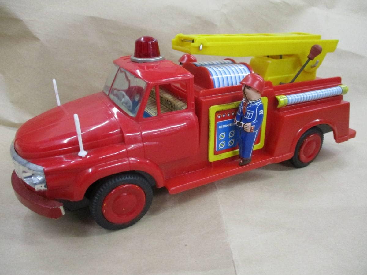 米澤 ヨネザワ 消防車 FIRE CAR / ブリキ レトロ 米澤 ヨネザワ 消防車 FIRE CAR / ブリキ レトロ