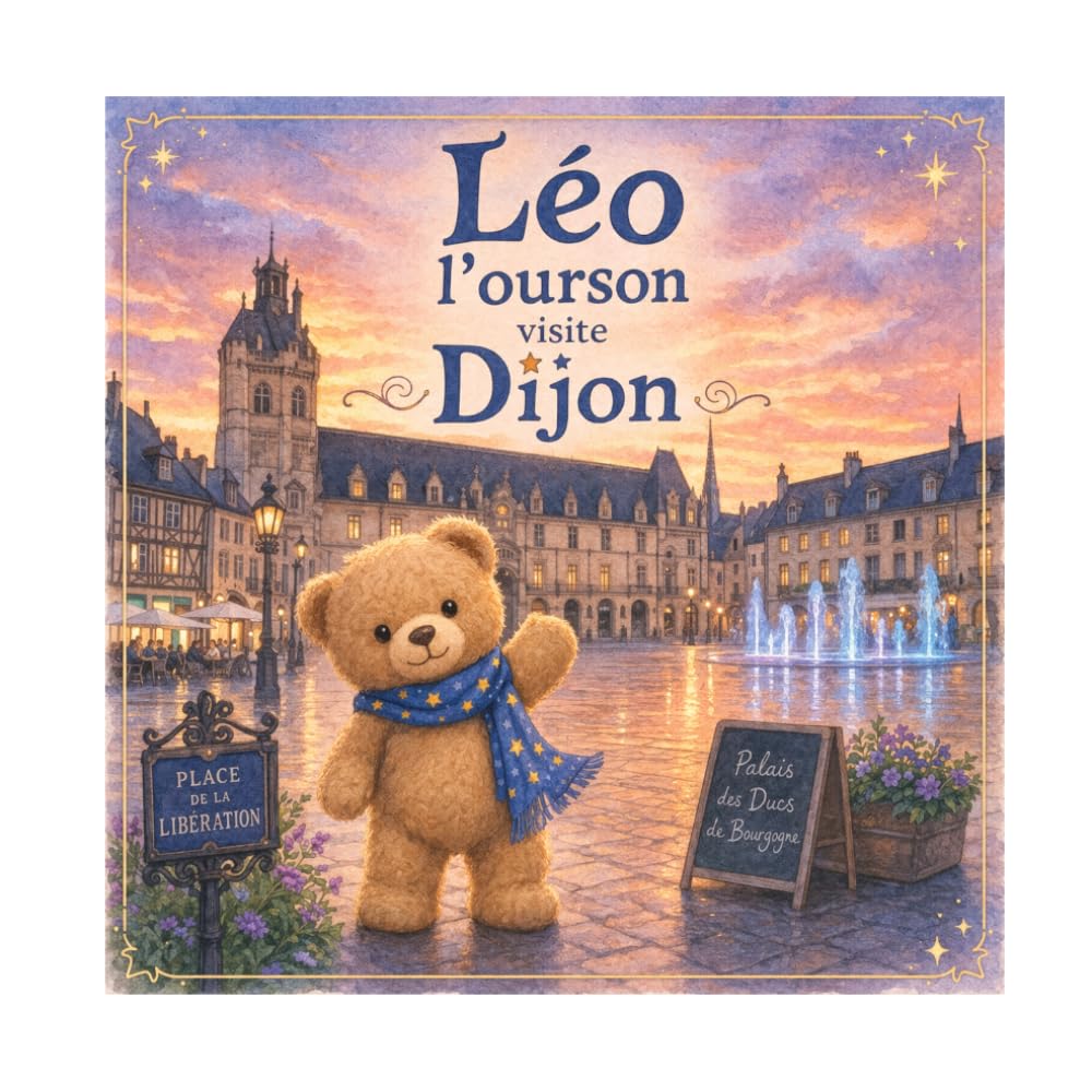Léo l’Ourson explore Dijon: Découverte de Dijon • Jeu de piste de la chouette et énigmes (Léo l’ourson visite la France)