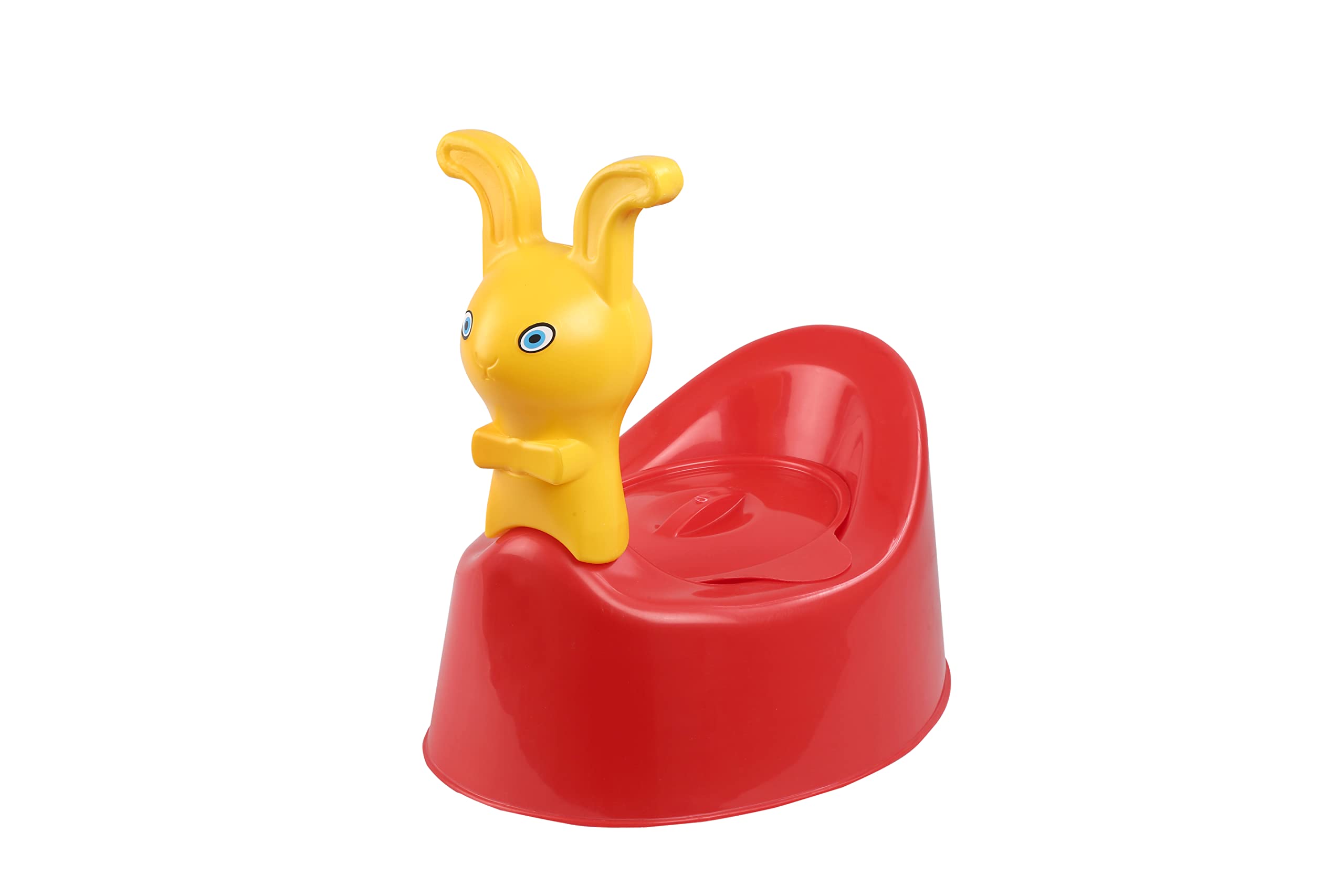 My Giraffe Bunny Hop Potty Pal (Yellow With Red) - Easy to Clean - 6 months to 3 years - Upto 20 kgs