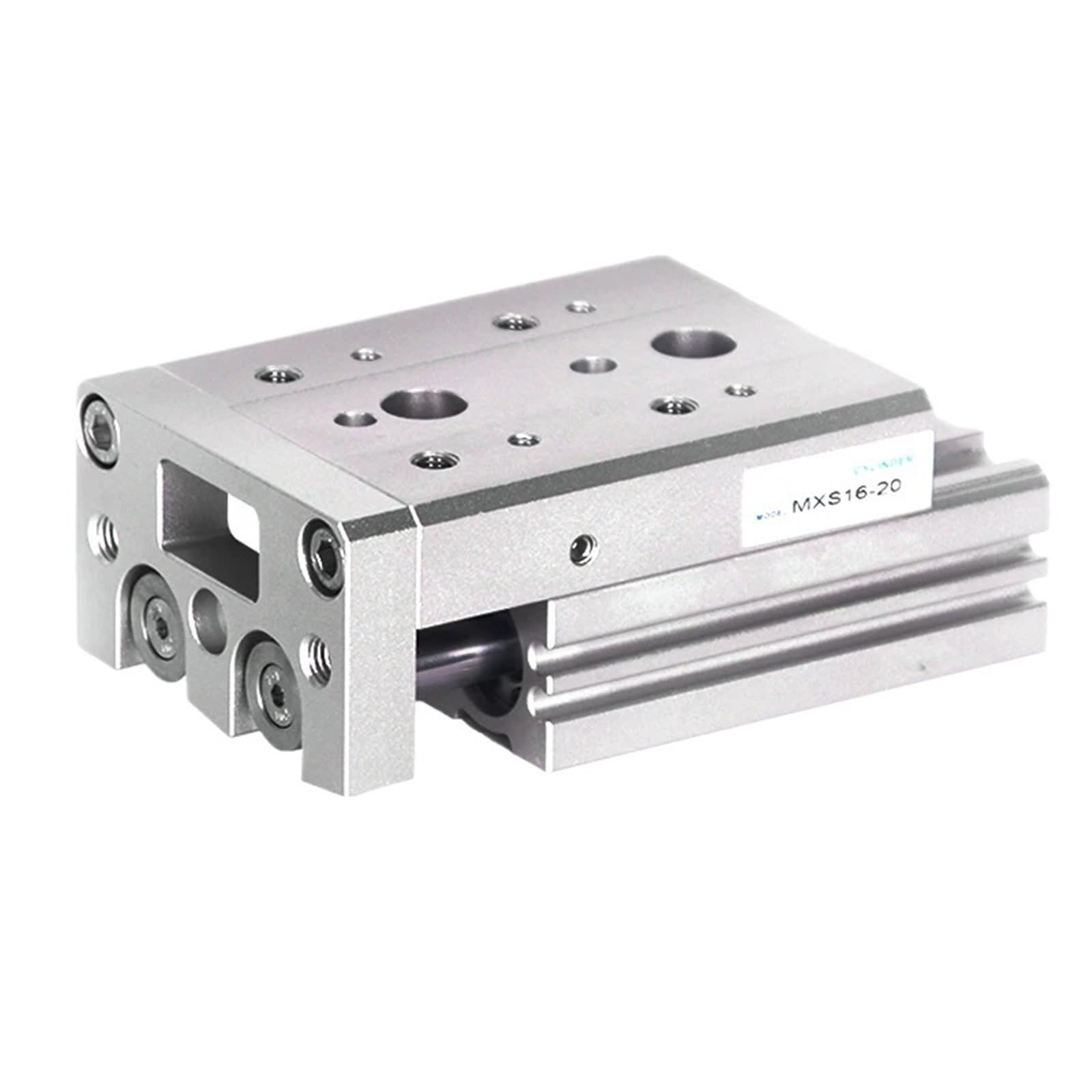 Vérin pneumatique à table coulissante MXS16-75 pour guidage de précision