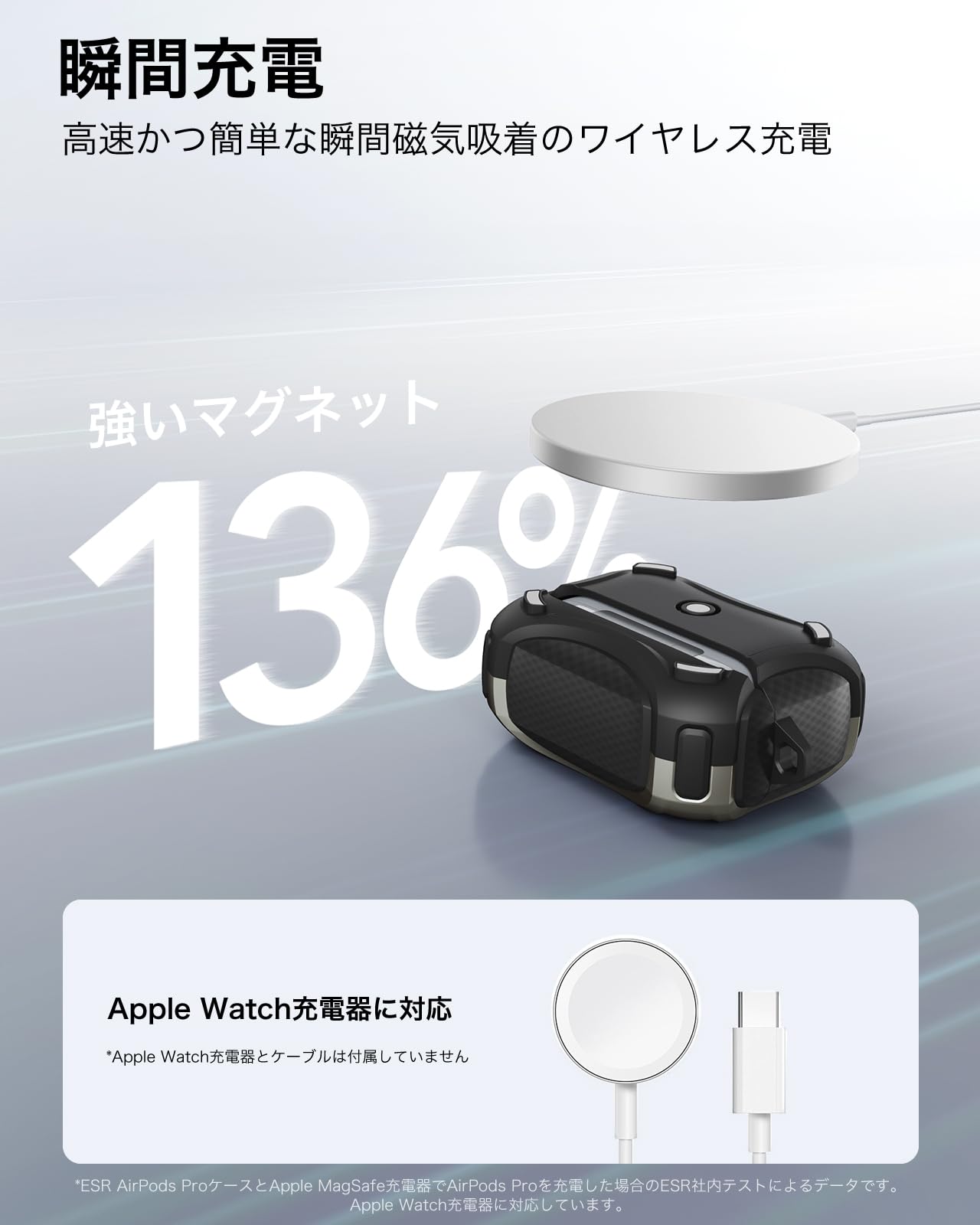 Amazon | ESR AirPods Pro2 ケース MagSafe対応 AirPods Pro 第2世代 