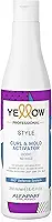Yellow Professional Yellow Style Curl&Mold Activator - Ativador De Cachos - Define Mechas De Forma Natural - Qualidade Profissional De Salão 250Ml