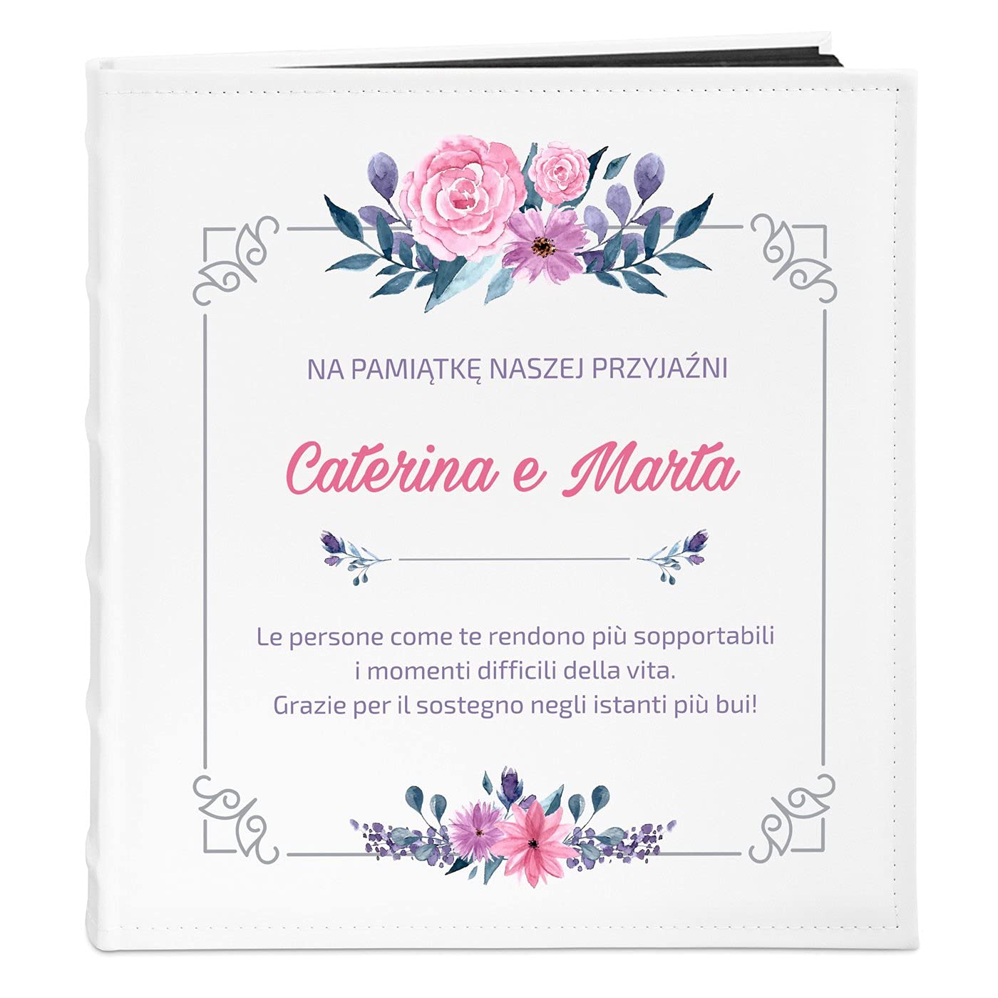 Maverton Album Fotografico Personalizzato, Copertina in Pelle Sintetica