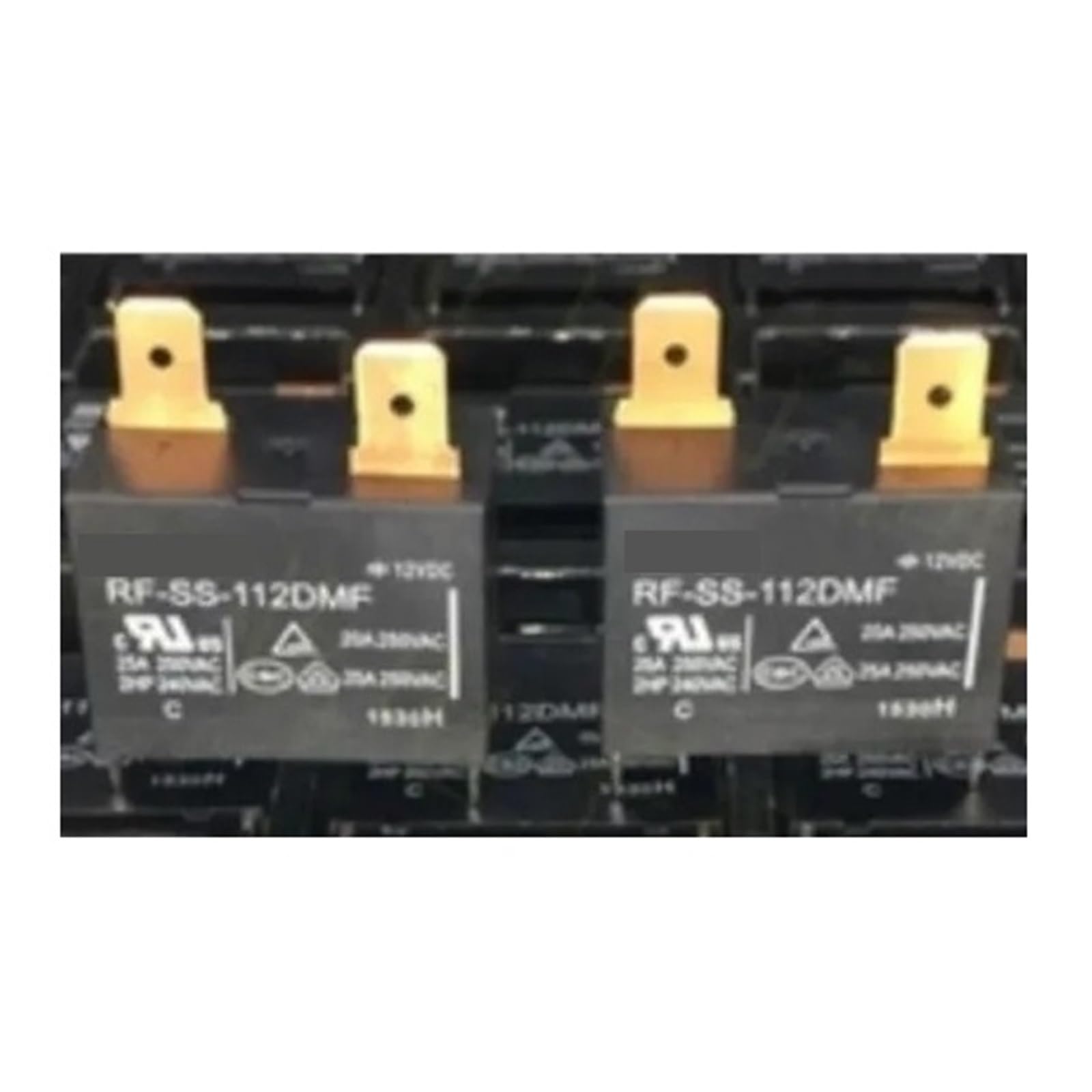 Relé RF-SS-112DMF interruptor electromagnético 12V CC repuesto para circuitos impresos y PCB