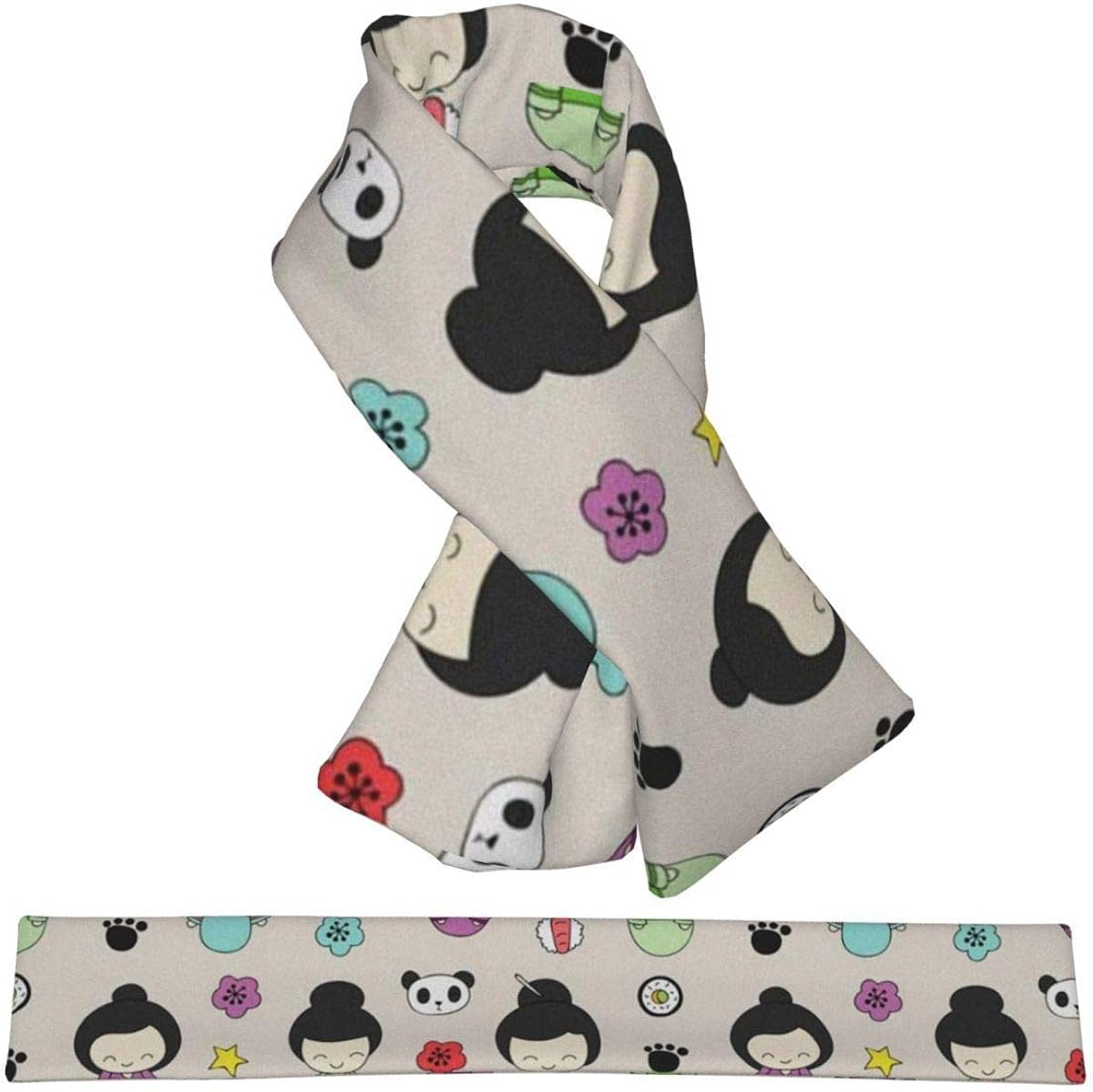 マフラー ストール スカーフ 襟巻き キュート アニメ 人形 パンダ 公式ストア 猫柄 男女兼用 秋冬 ソフト 優雅 旅行 防寒対策 ギフト 普段 保温 デート シンプル プリント ネックウォーマー 通勤通学 おしゃれ 外出 あったか