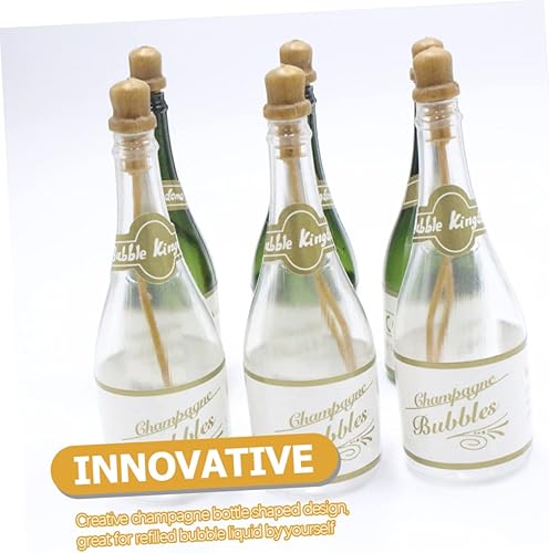 Miniatura 9 de Caramelos a granel 60 piezas de botellas de burbujas de boda decoración de mesa de boda para mesa de varitas de burbujas para niños, juguetes de