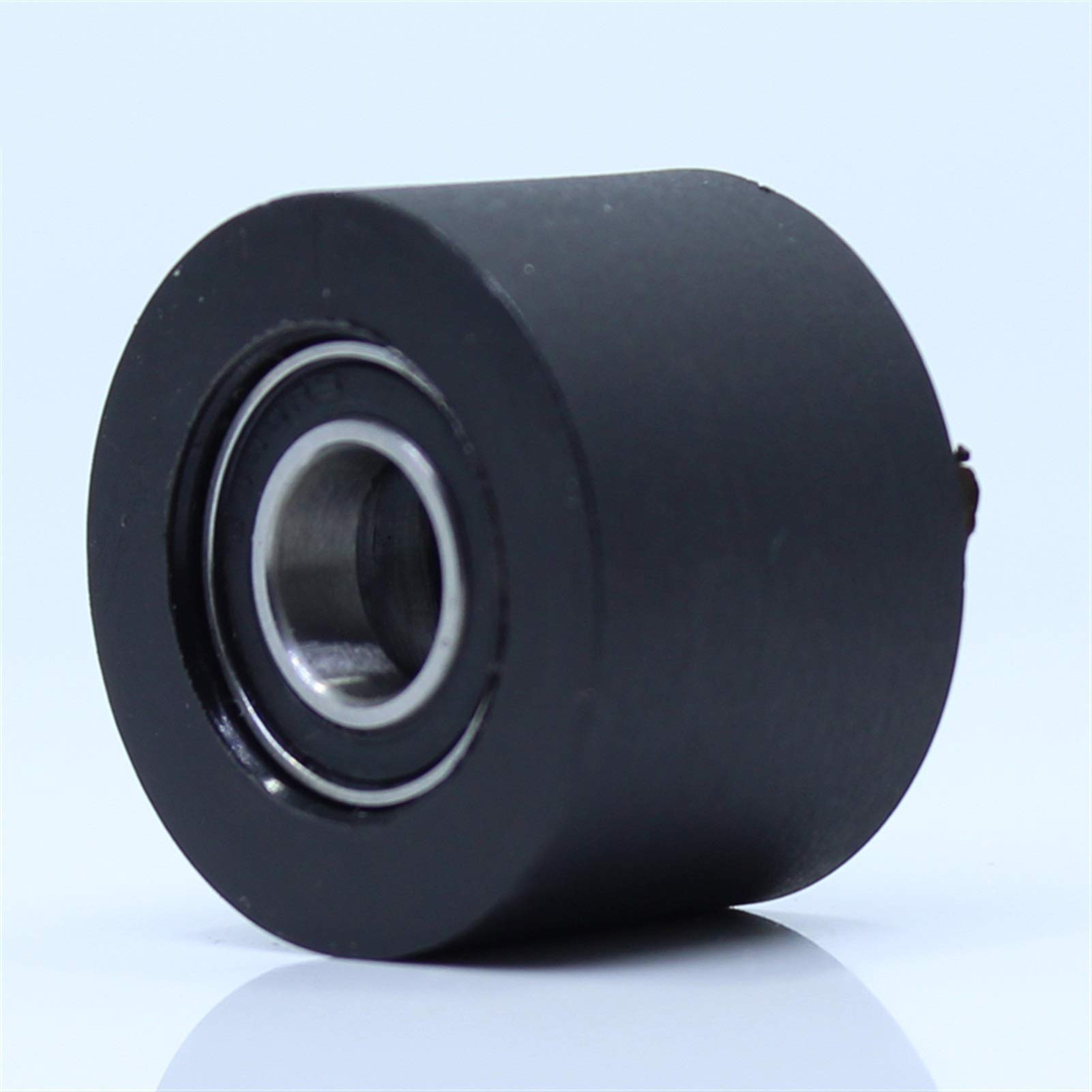 Productos de transmisión potencia, rodamiento PU 6800, eje 10 x 30 20 mm, rodillo polea con dos rodamientos, poliuretano bajo ruido for máquinas expendedoras, bolas(10Pcs)