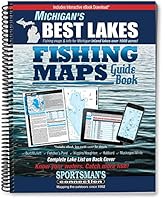 Michigan's Best Lakes Fishing Maps Guide Book 188501080X Book Cover