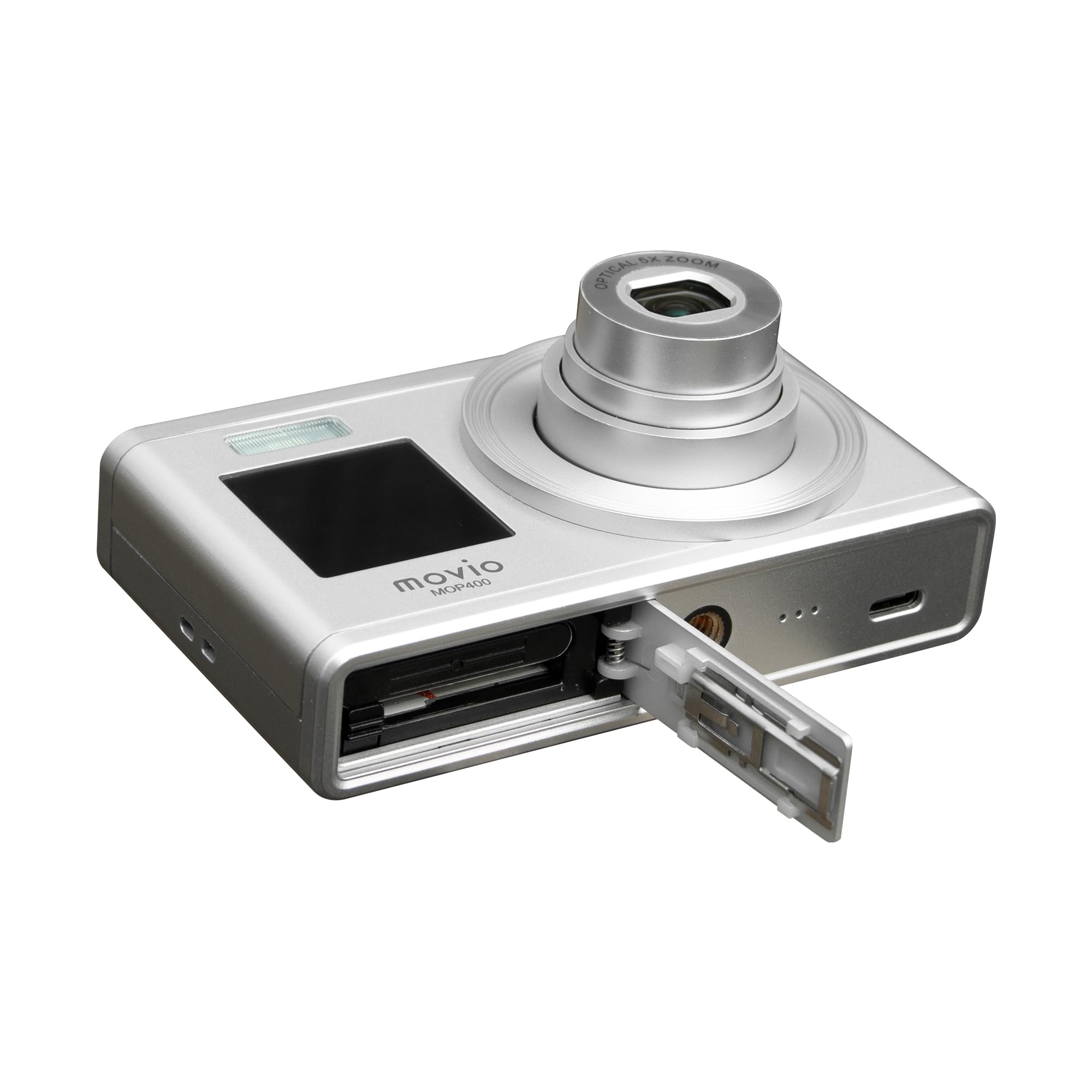 movio MQP400 デジタルカメラ Amazon | 光学ズーム5倍・オートフォーカス搭載デジタルカメラ