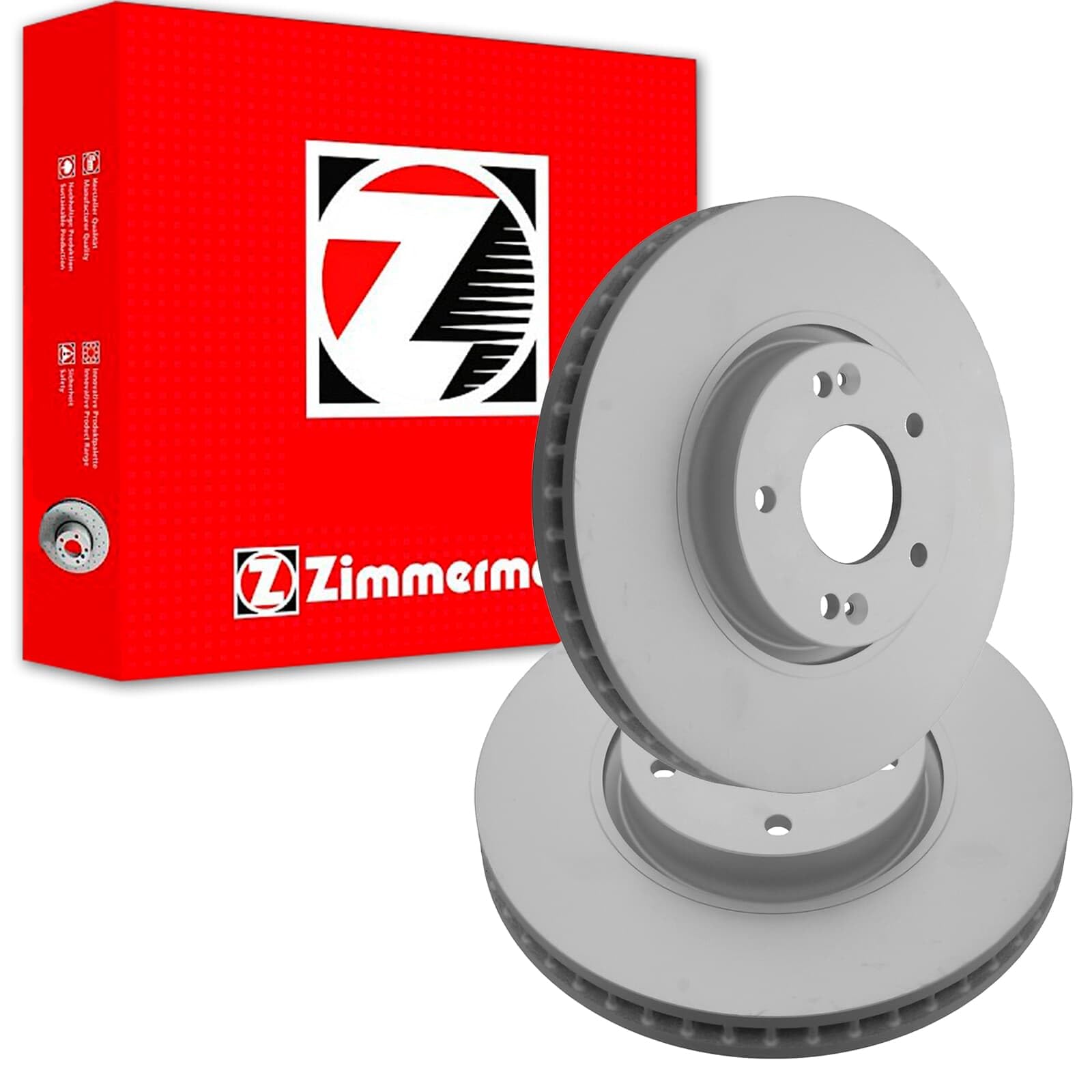 2X Zimmermann Bremsscheiben vorne 300mm Innenbelüftet | 2X Zimmermann Bremsscheiben vorne 300mm Innenbelüftet