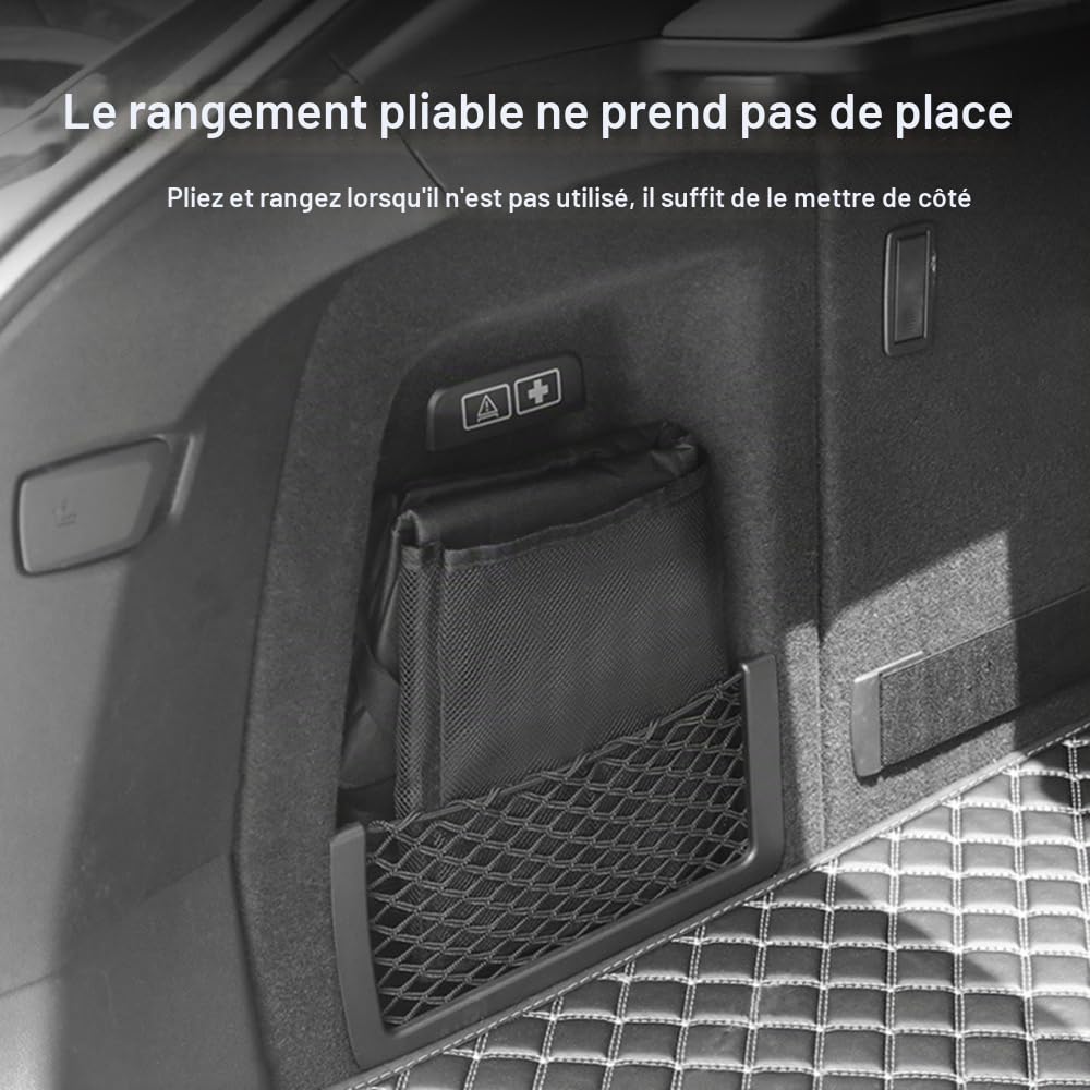 AYBEN Organisateur Coffre Voiture Rangement pour Renault Clio 5 | Clio 4 | Zoe | Captur 2 | Arkana | Kadjar | Megane 4 2019-2022