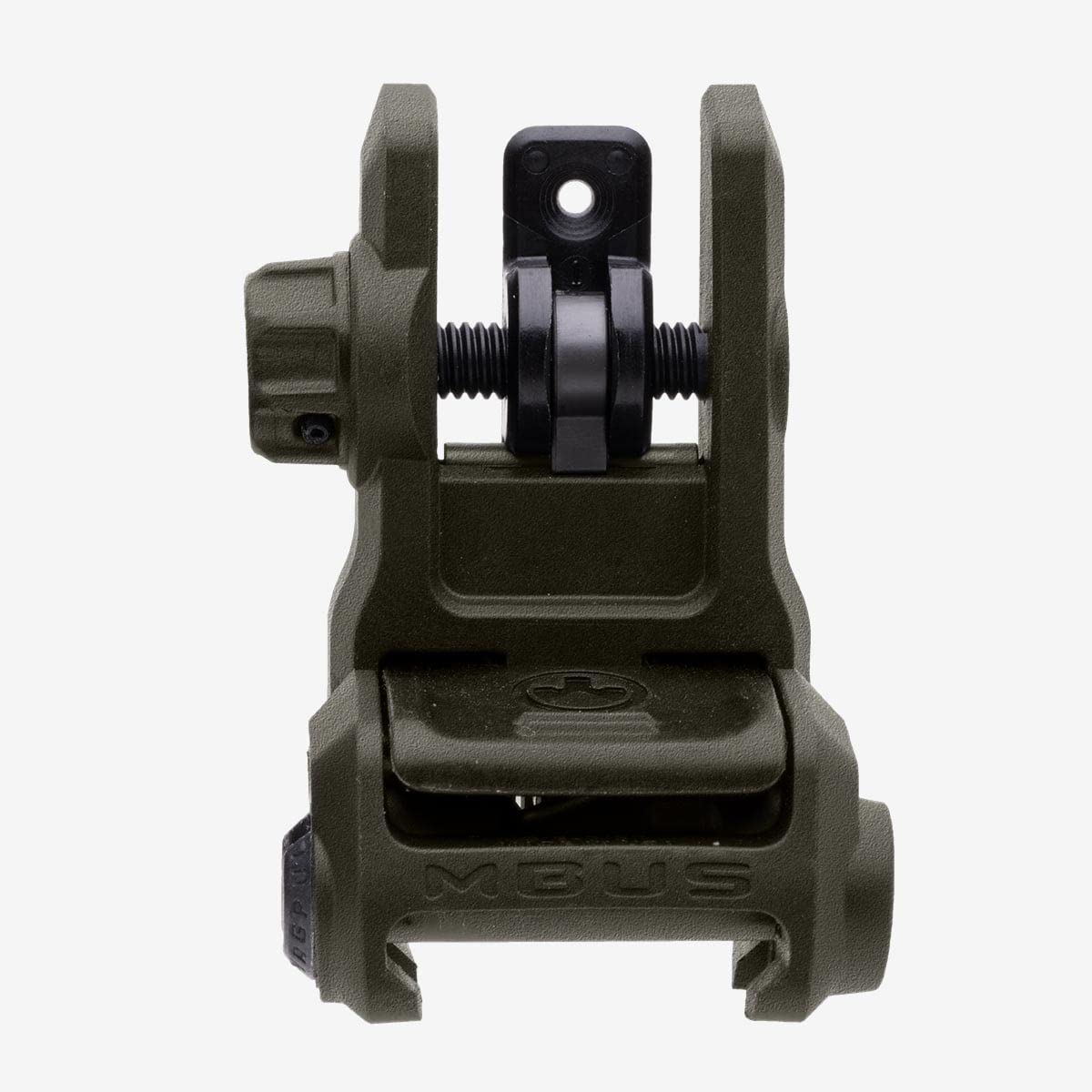 Magpul MBUS 3 miras de Respaldo abatibles de Hierro, Verde Oliva, mira Trasera