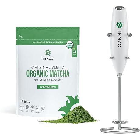 Tenzo Matcha Green Tea Powder Original Blend: Savor the Authentic Taste of Ceremonial Matcha