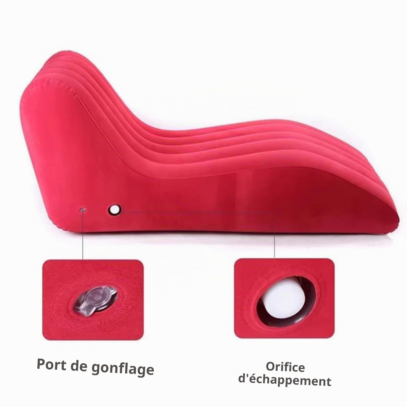 Le Fauteuil Gonflable Gonflable Dégonfle et Pliez Lorsqu'il n'est Pas Utilisé,Sofa1