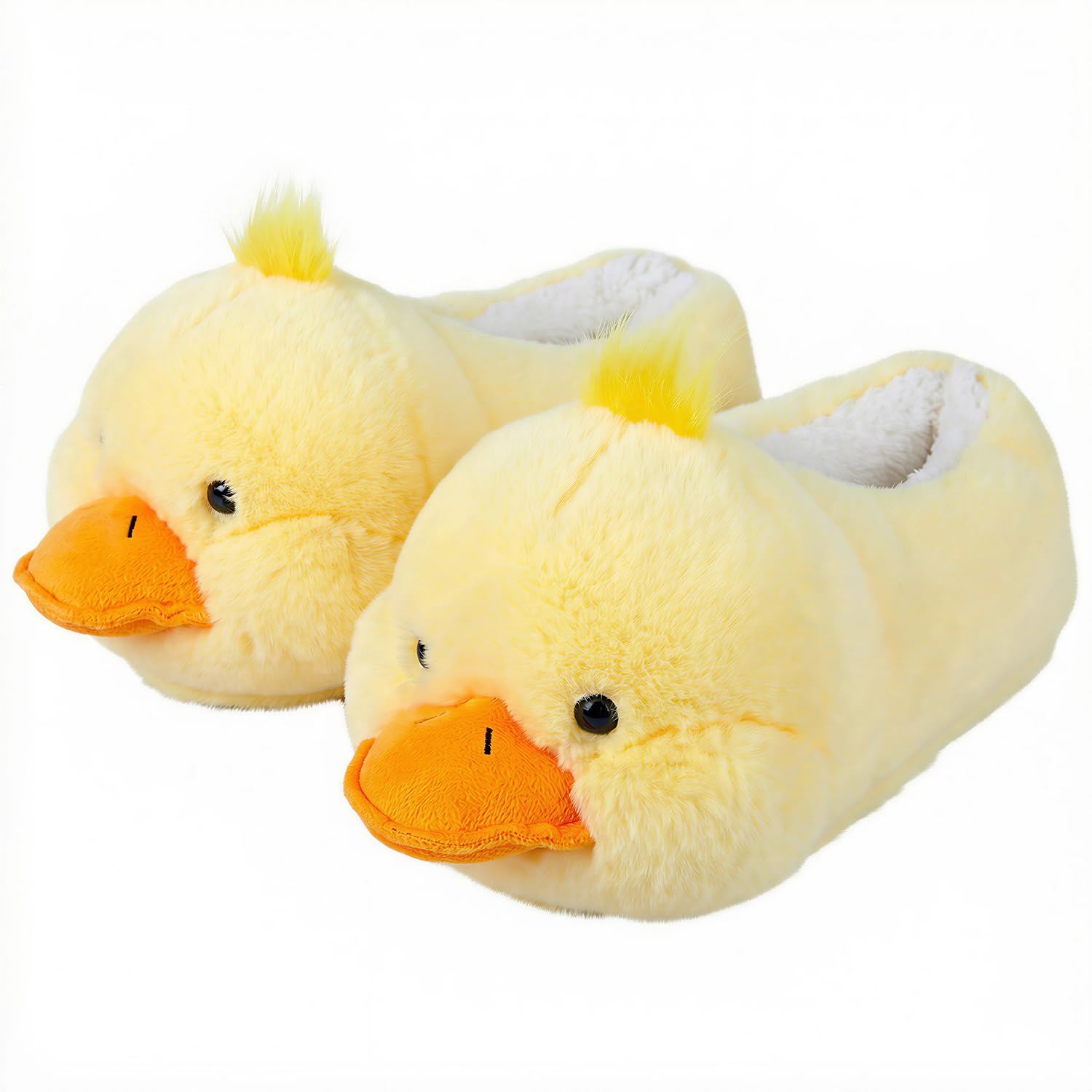 Lindas pantuflas de animales de granja para mujer – Zapatos de casa de felpa mullida para invierno, cachorros, perros salchicha, cerdo, vaca, zapatos de casa con forro cálido, suela antideslizante