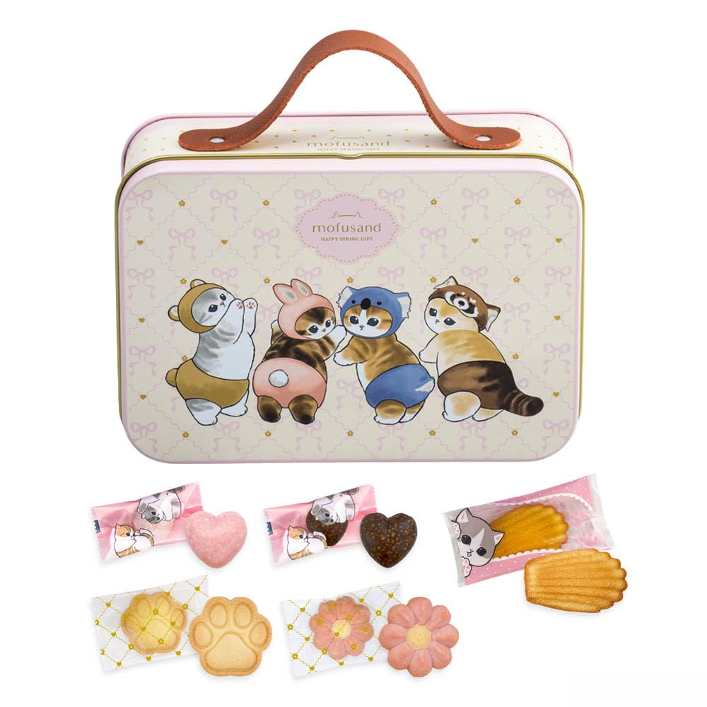 Mofusand White Day Sweets Tin, Cat Design