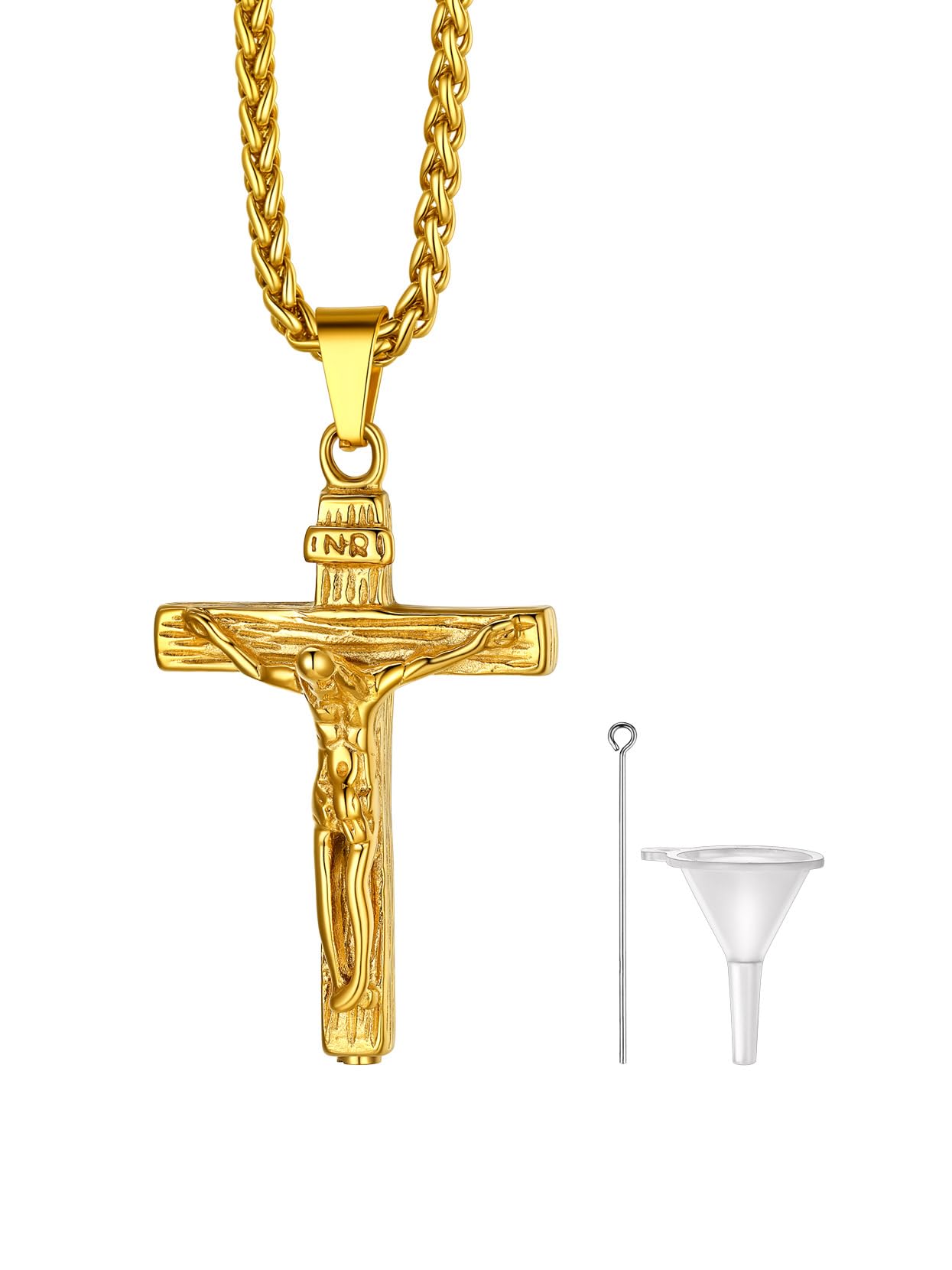 Richsteel Urn Necklaces for Ashes for Women Men Cremation Pendant