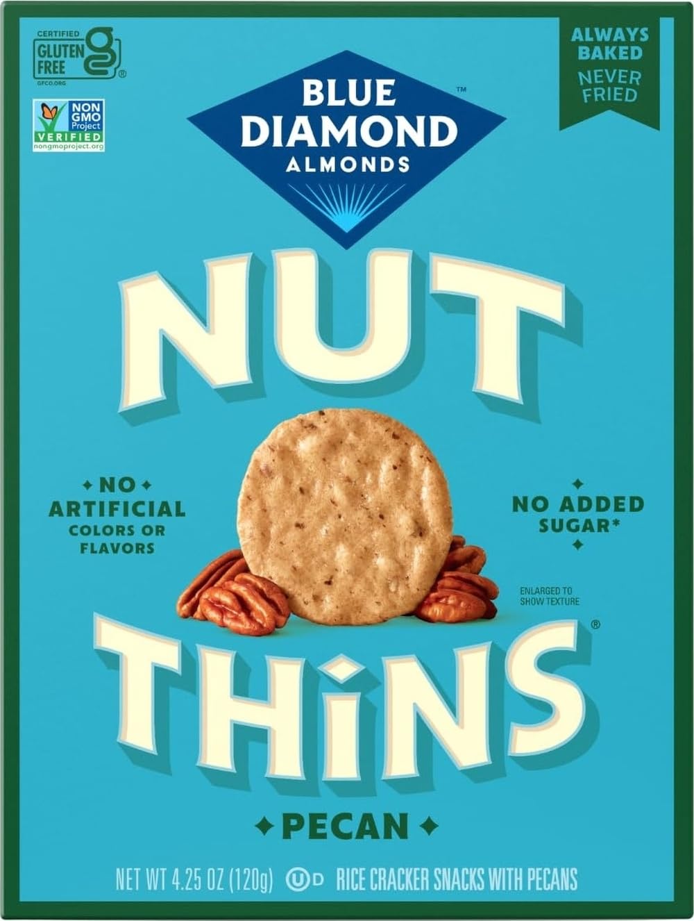 Blue Diamond Almonds Pecan / 4.25 Ounce (Pack of 6) / 1 Chips & Crisps