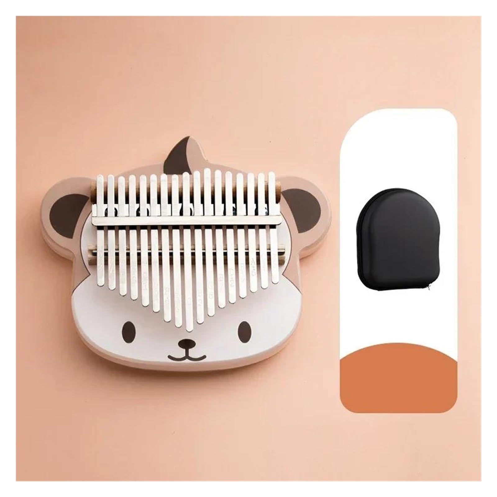 Kalimba Fortepian 17 Kluczowa Dekoracja Kalimba Profesjonalna Mini Drewniana Żywica Mini Naklejka Dekoracyjna Muzyka Na Klawiaturę Piyano(Style 4)