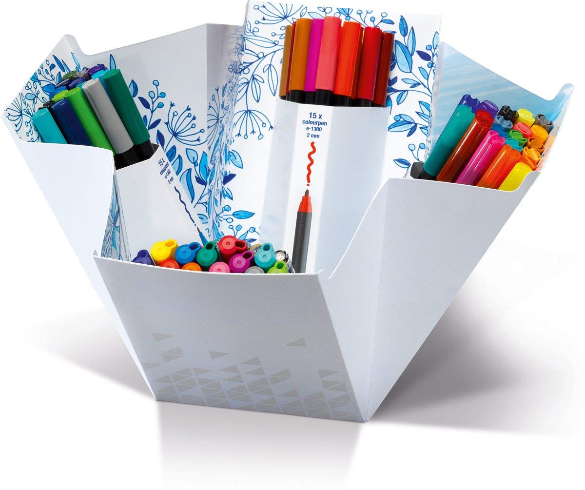 edding Colour Happy Big Box - set of 70 - brush pens, colour pens, gel roller, pastel pen, fineliner - gradient colour mixer - big set - for drawing, painting, hand lettering, bullet journals