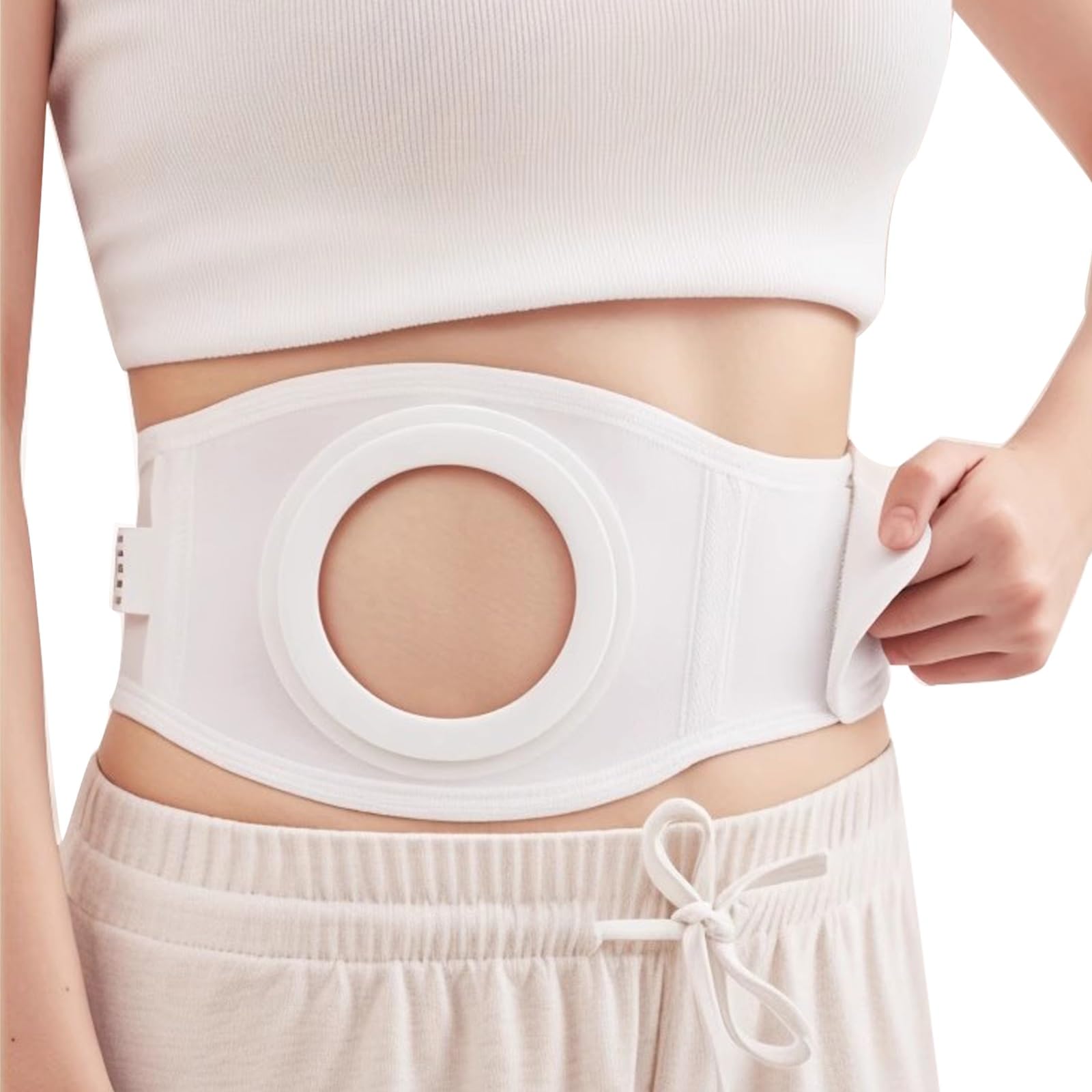 Fascia per Stomia per Uomini e Donne, Cintura per Colostomia Fascia Addominale Post Operatoria, per Pazienti con Colostomia per Prevenire L'apertura dello Stoma da Ernia Parastomale(M)