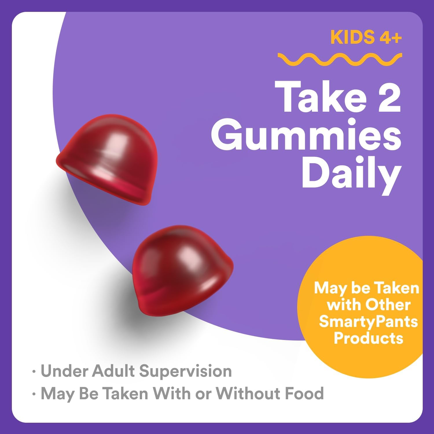 SmartyPants Kids Sleep Gummies Supplement Zero Melatonin: L Theanine, Lemon Balm & Magnesium, Sleep Aid, Strawberry Flavor, 60 Count - Image 6