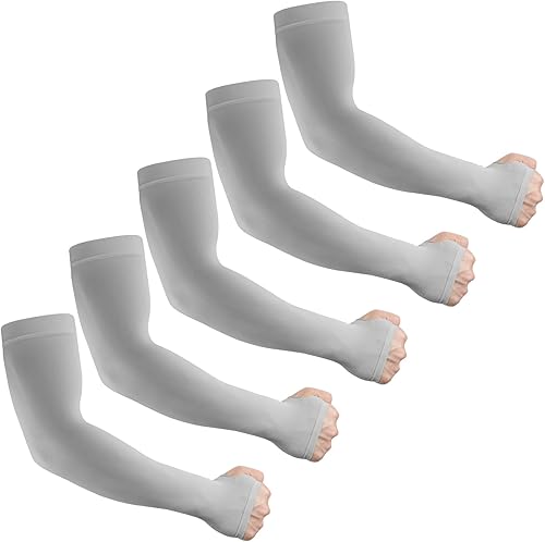 LUOLIIL VOE Sun Protection Cooling Arm Sleeves for Men &Women,Compression Sleeves for Football, Golf & Volleyball