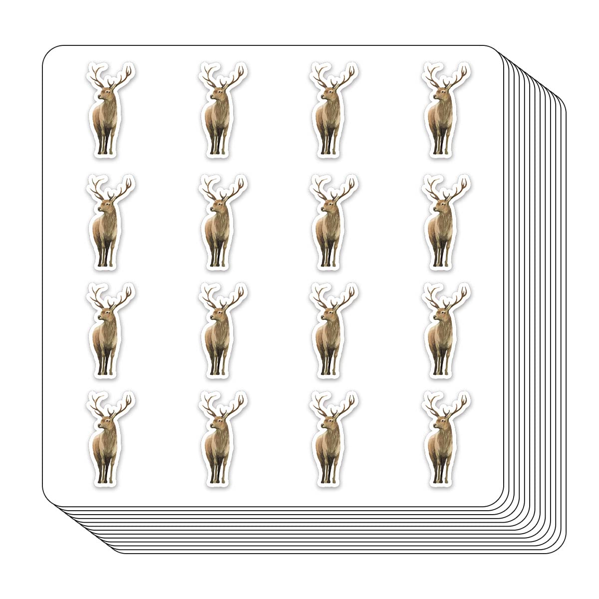 Autocollants de planification Deer Buck 1,3 cm pour organiser un calendrier de bricolage