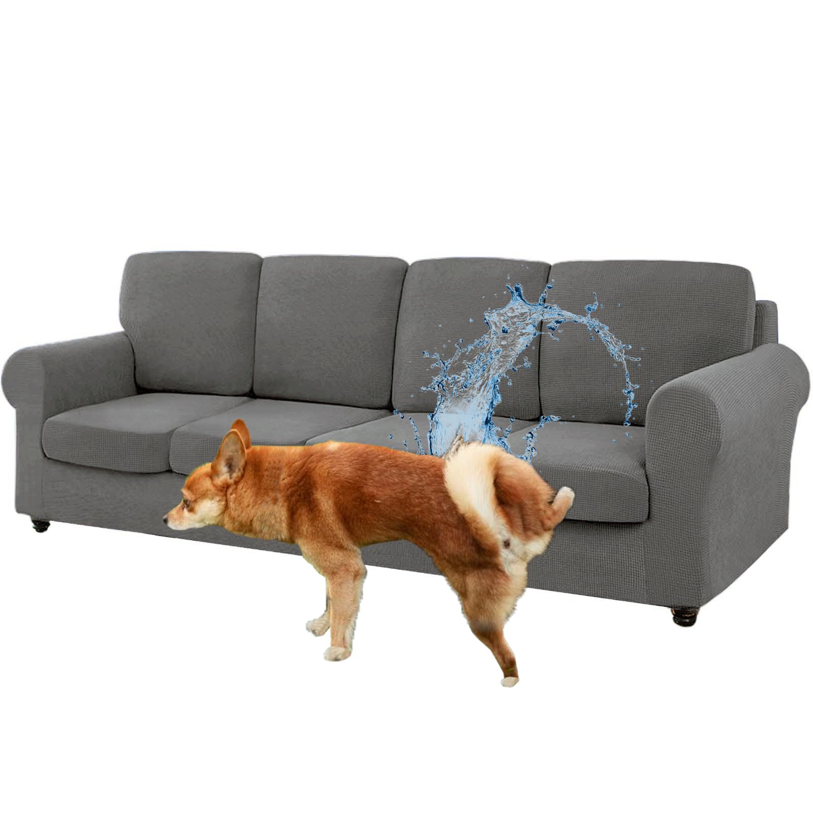 Housse de canapé extensible imperméable anti-fuite pour protéger des enfants et animaux