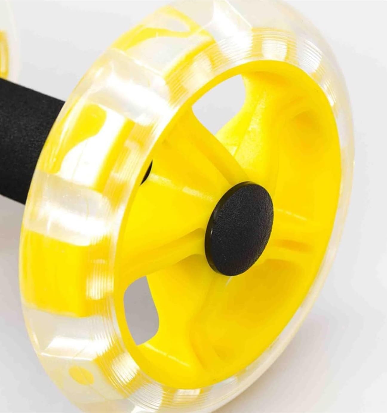 koło do ćwiczeń brzucha, Wałek do ćwiczeń Urządzenie odchudzania brzucha mięśni dłoni(Yellow)