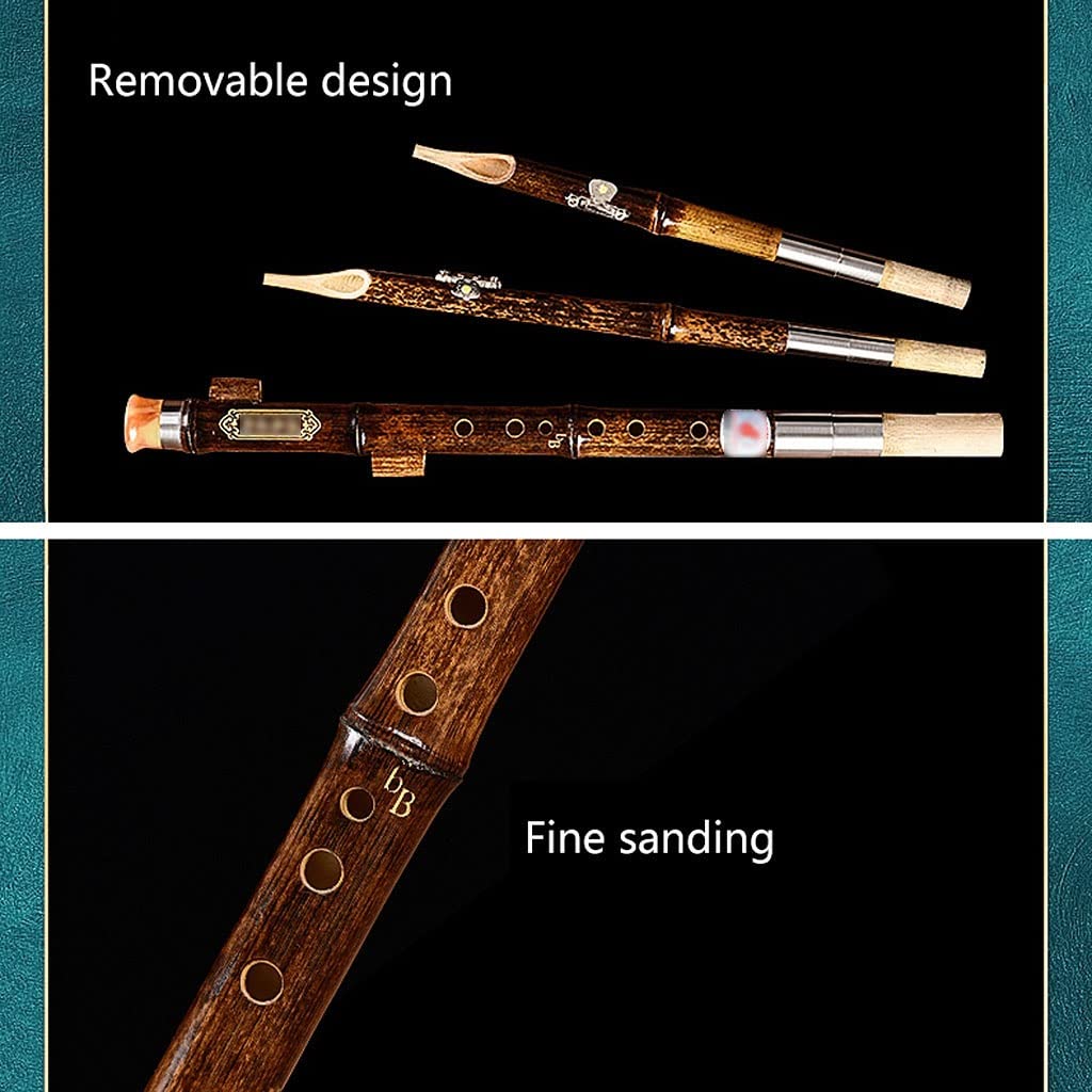 Mobkid Hulusi Musikinstrument C Down B Cucurbit Grundschule Anfänger Zero-Based Entry Musikinstrument Boxed (Color : Brown, Size : C-Key)