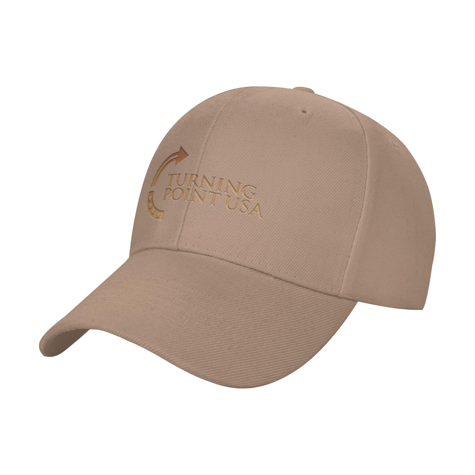 Peiyeety Unisex Natural Rip Charlie Kirk Hat Turning Point Usa Baseball Cap For Men And Women Adjustable Golf Dad Hat
