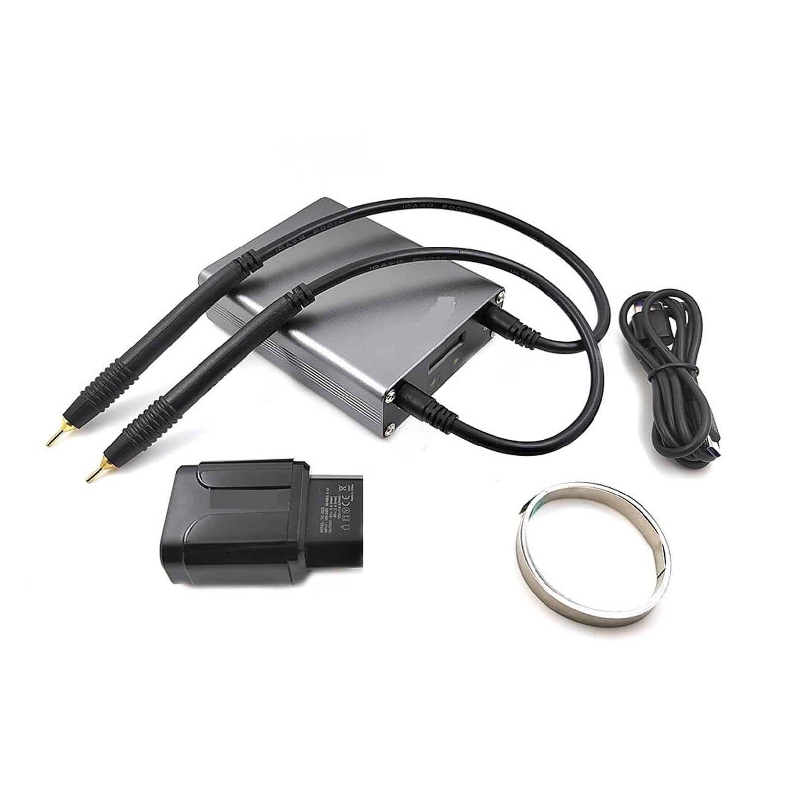 5000mAh Spot Welder Handheld Portable Mini Welding Machine with Quick Release Pen Nickel Plate Battery The Weld is Strong(DH30 Adapter (Device))
