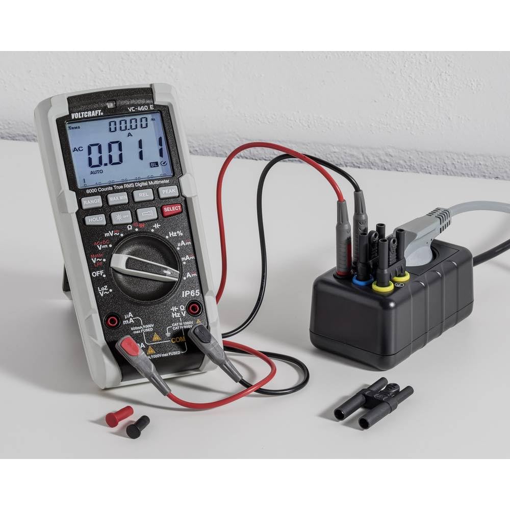 Adaptateur de mesure VOLTCRAFT SMA-10 Prise mâle + contact de protection - femelle 4 mm, prise femelle + contact de pro