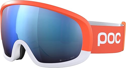 POC, Fovea Mid Clarity Comp +, gafas, naranja fluorescenteblanco hidrógenoazul Spektris, talla única