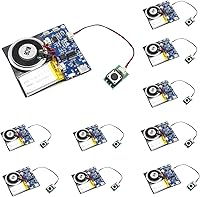 Vista 10 de Módulo XLW - Módulo de sonido activado por botón de 16MB con altavoz, cable tipo C y capacidad de grabación fácil de 16 minutos para saludos
