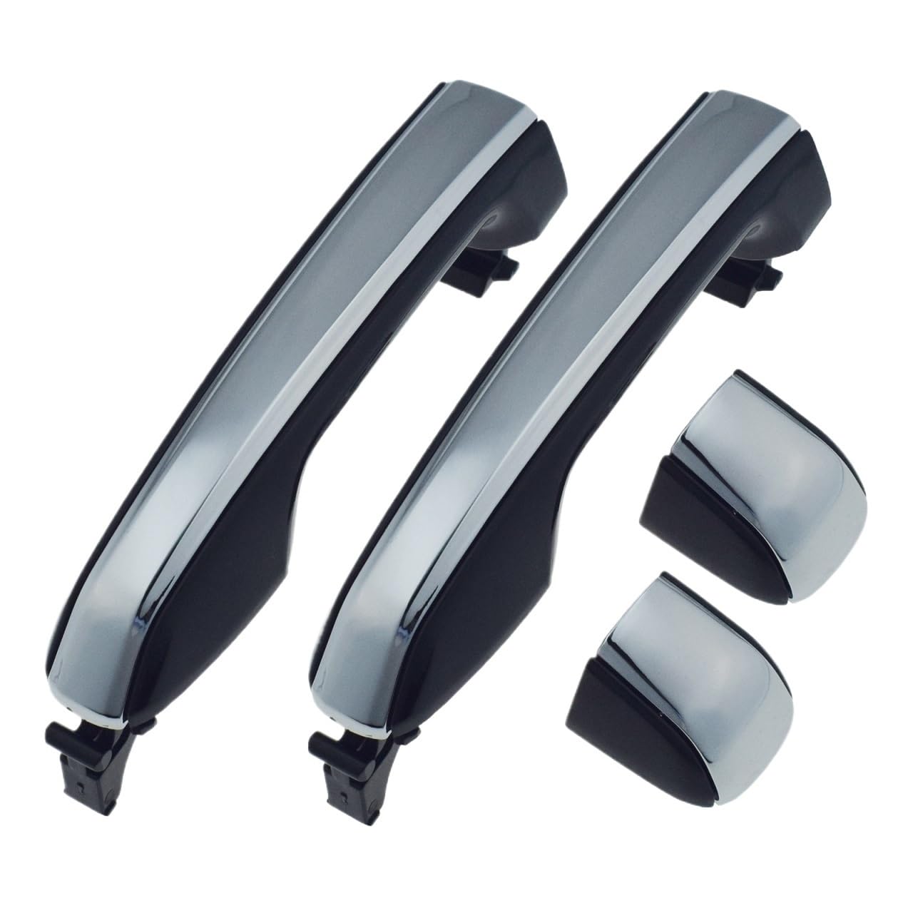 CGMIBOZ Chrome Exterior Door Handle for 69250-60070 69210-60160 -60170 for 2010-2016 for Toyota 4Runner for Lexus GX460(Rear Side(L and R))