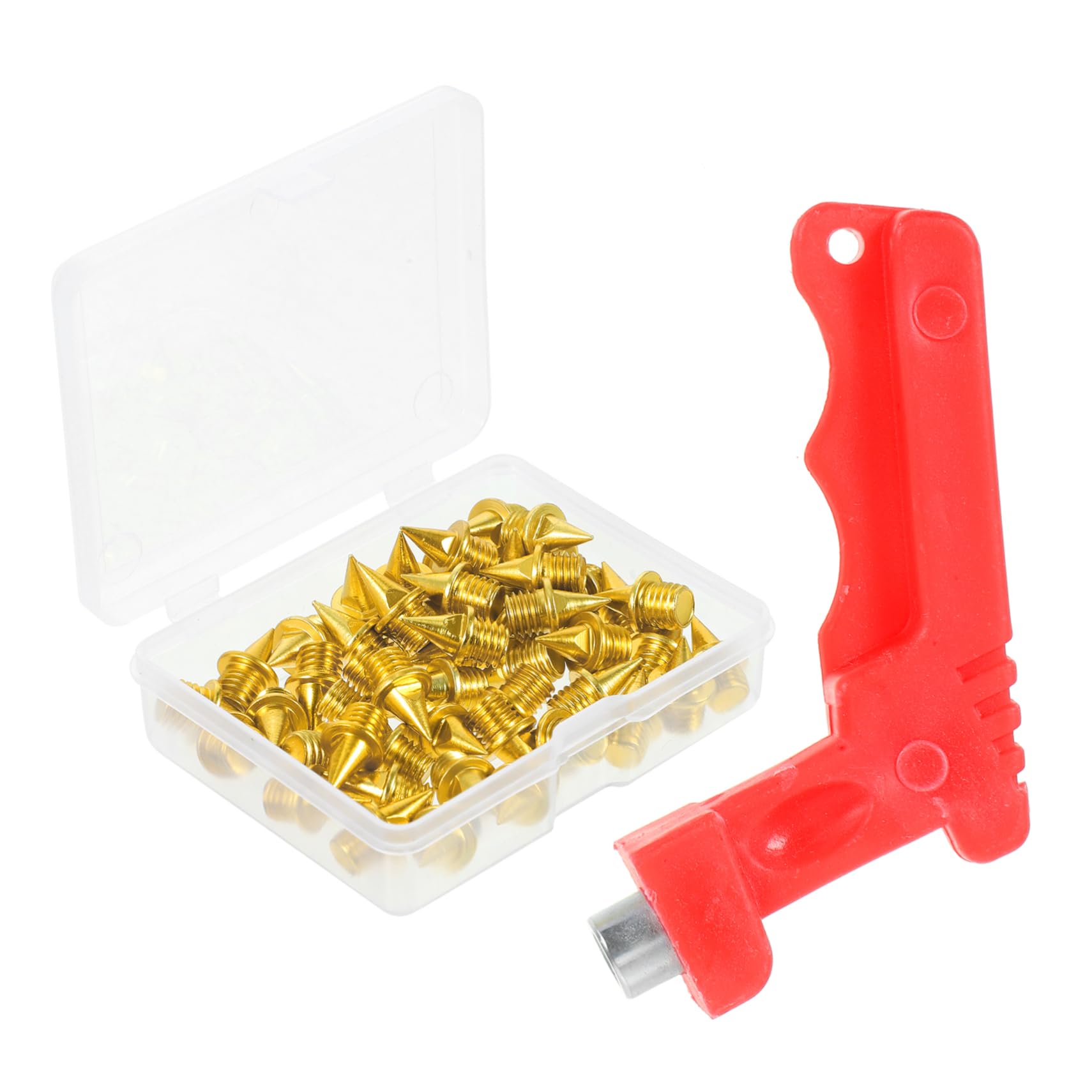 KICHOUSE Athletic Shoes Track Spikes Jump Spikes for Steel and Plastic Material Track Shoes Men