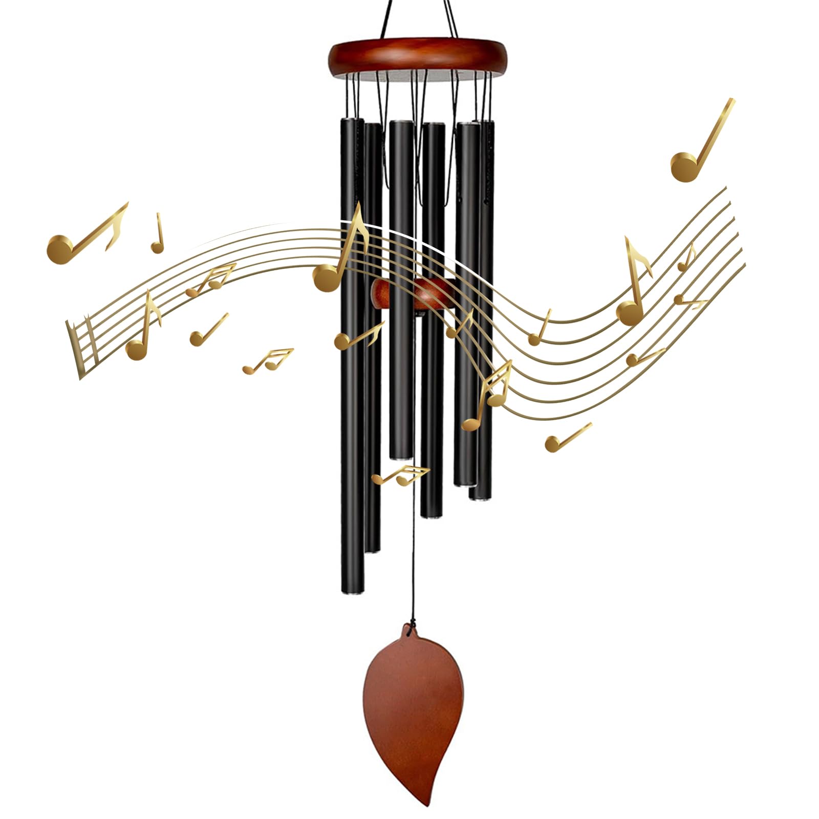 ZEONIK Campane a Vento Ciondolo campanelli eolici in Cristallo, Piccoli campanelli eolici in Alluminio, campanelli eolici per Interni con Tubi Metallici per Decorazioni da Giardino Carillon del Vento