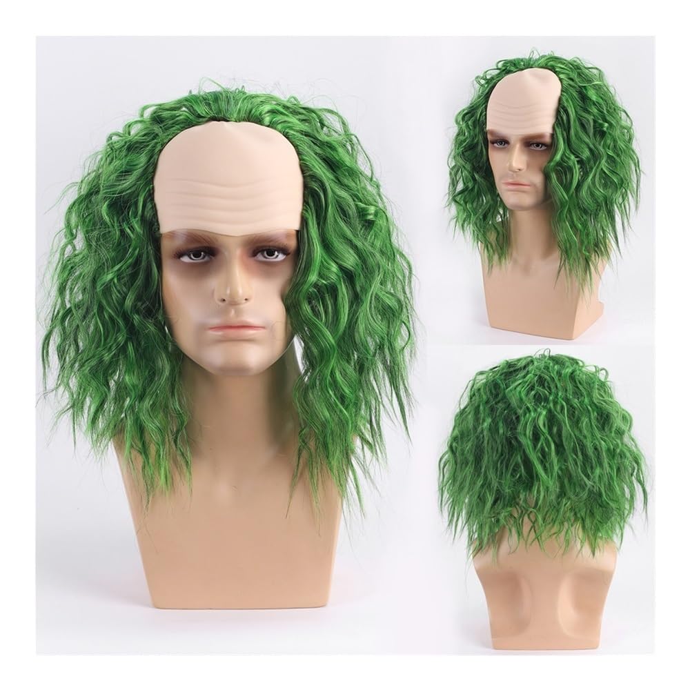 Perruque chauve Men's Bald wig Master of Hell pour cosplay d'Halloween