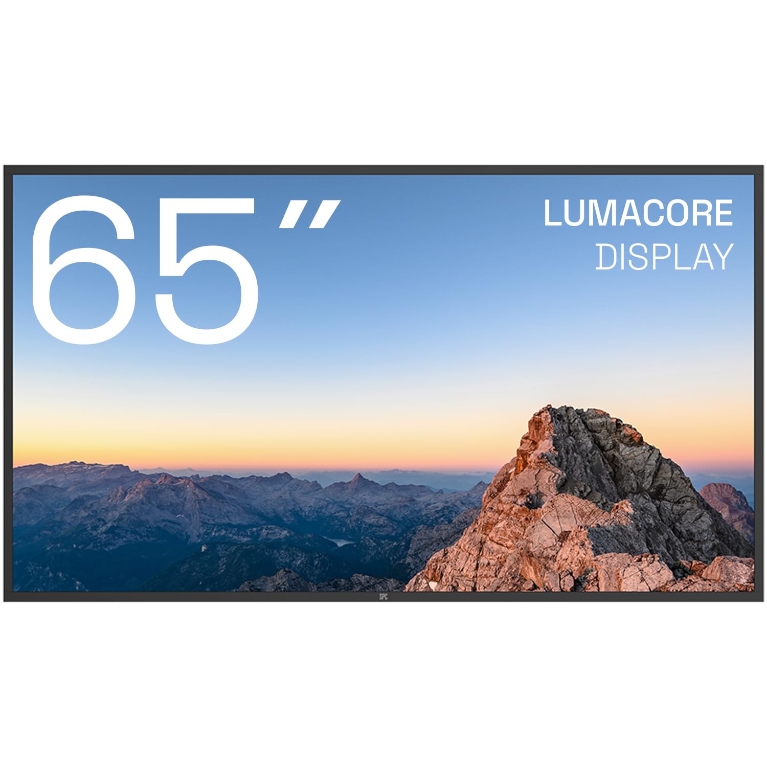 SPC LUMACORE Display 65" - Pantalla 4K UHD | Display Salas de reuniones y señalización Digital | WiFi, Bluetooth, HDMI, Salida de Audio, 2 Altavoces, VESA | Android OS | Brillo 500 CD/m² y Uso 24/7