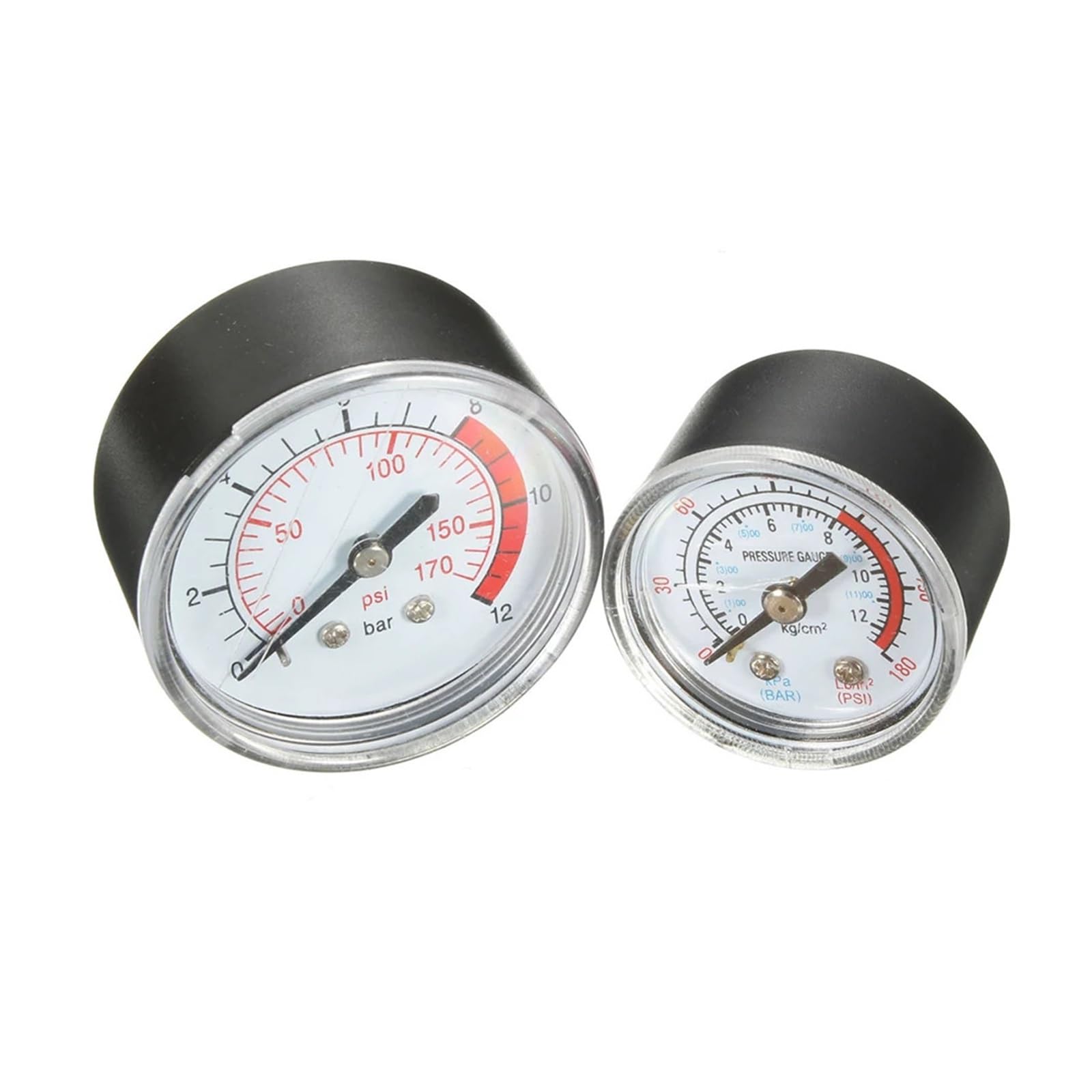 pressostat de compresseur Interrupteur de Pression 1/4" 20A 240V Interrupteur de Pression avec manomètre 90-120 PSI réglable