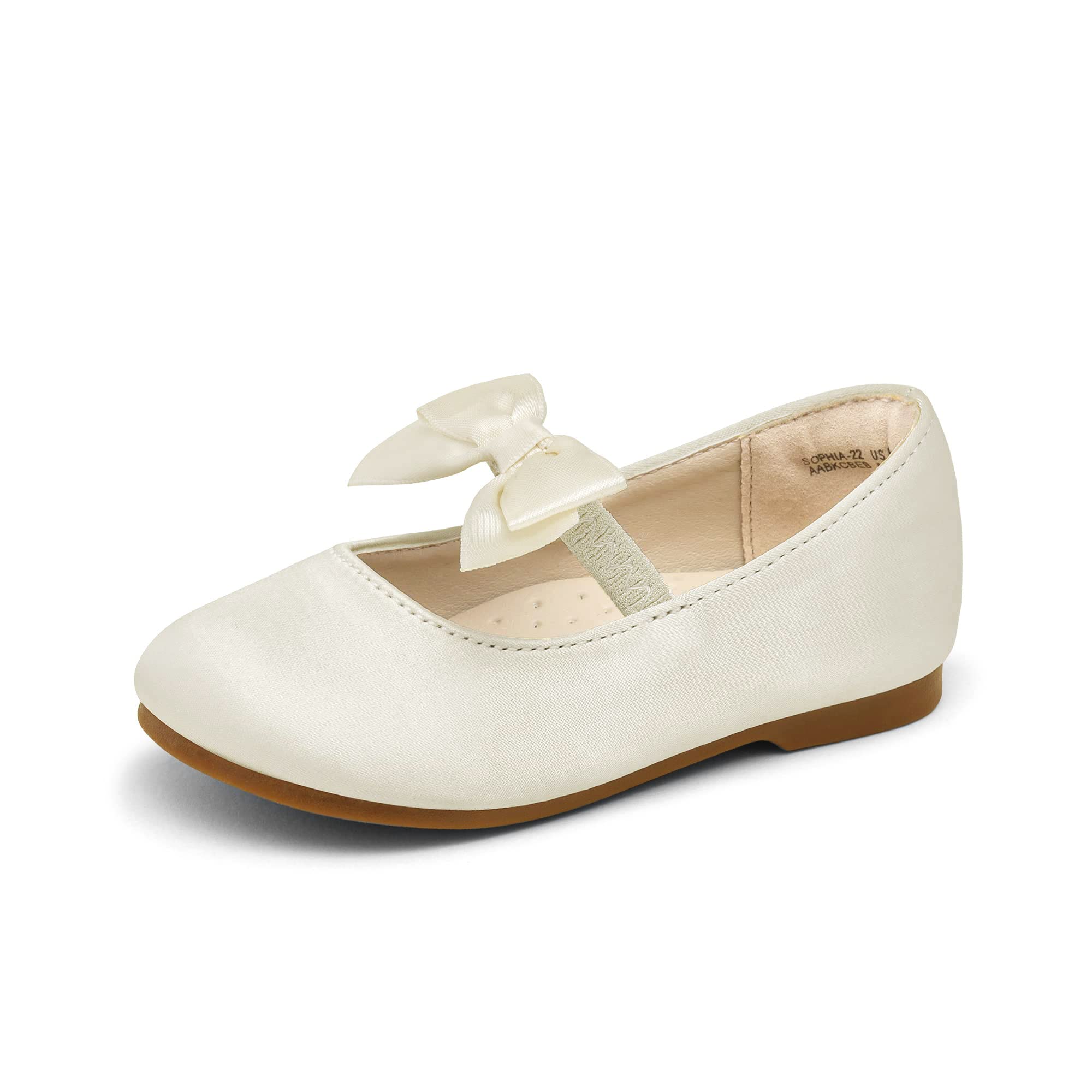 DREAM PAIRS Girls Dress Shoes Mary Jane Flower Girl Bow