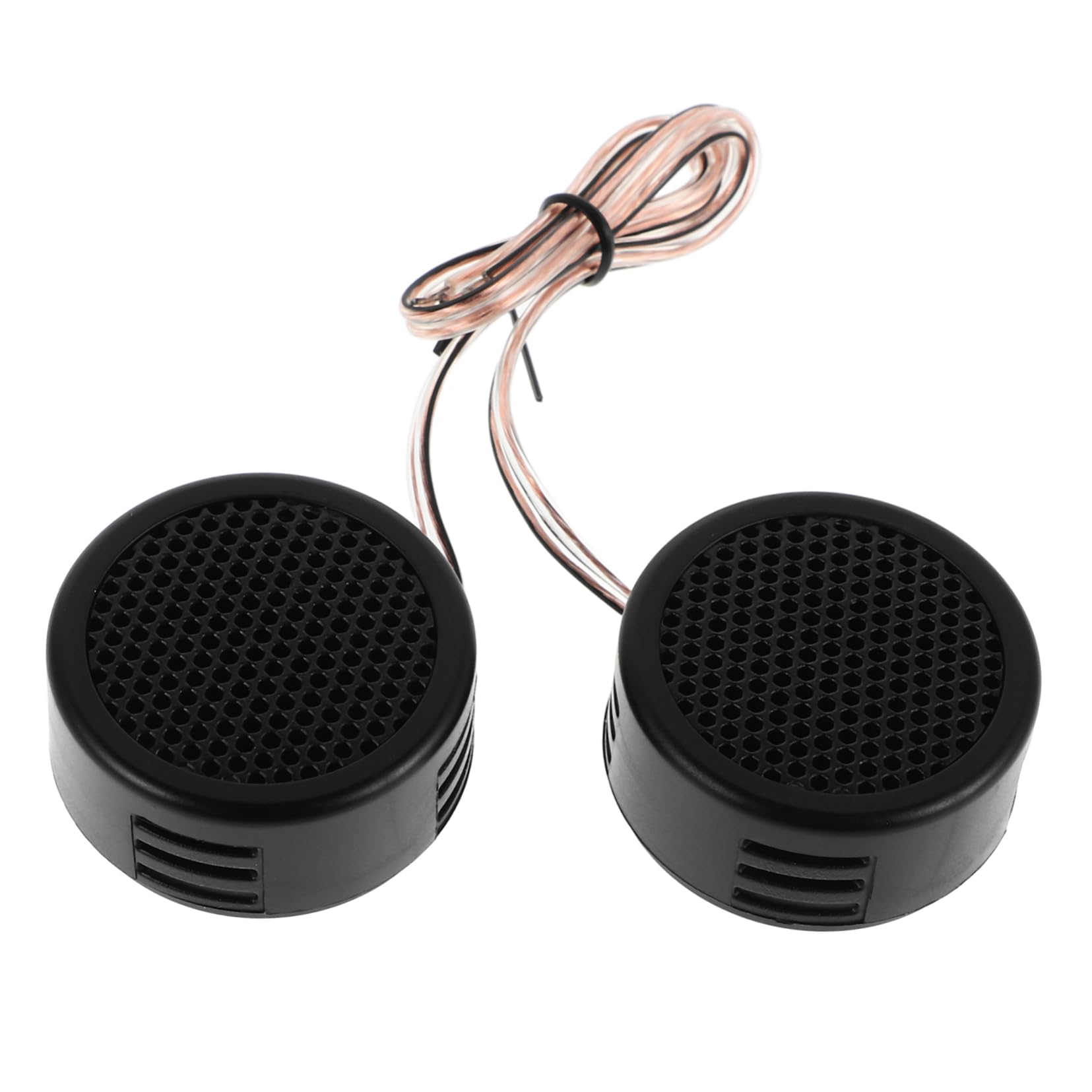 ABOOFAN Automotive Tweeter Speakers 1 Pair Mini Dome Tweeters High Performance Sound Sturdy Construction Compatible Car Models