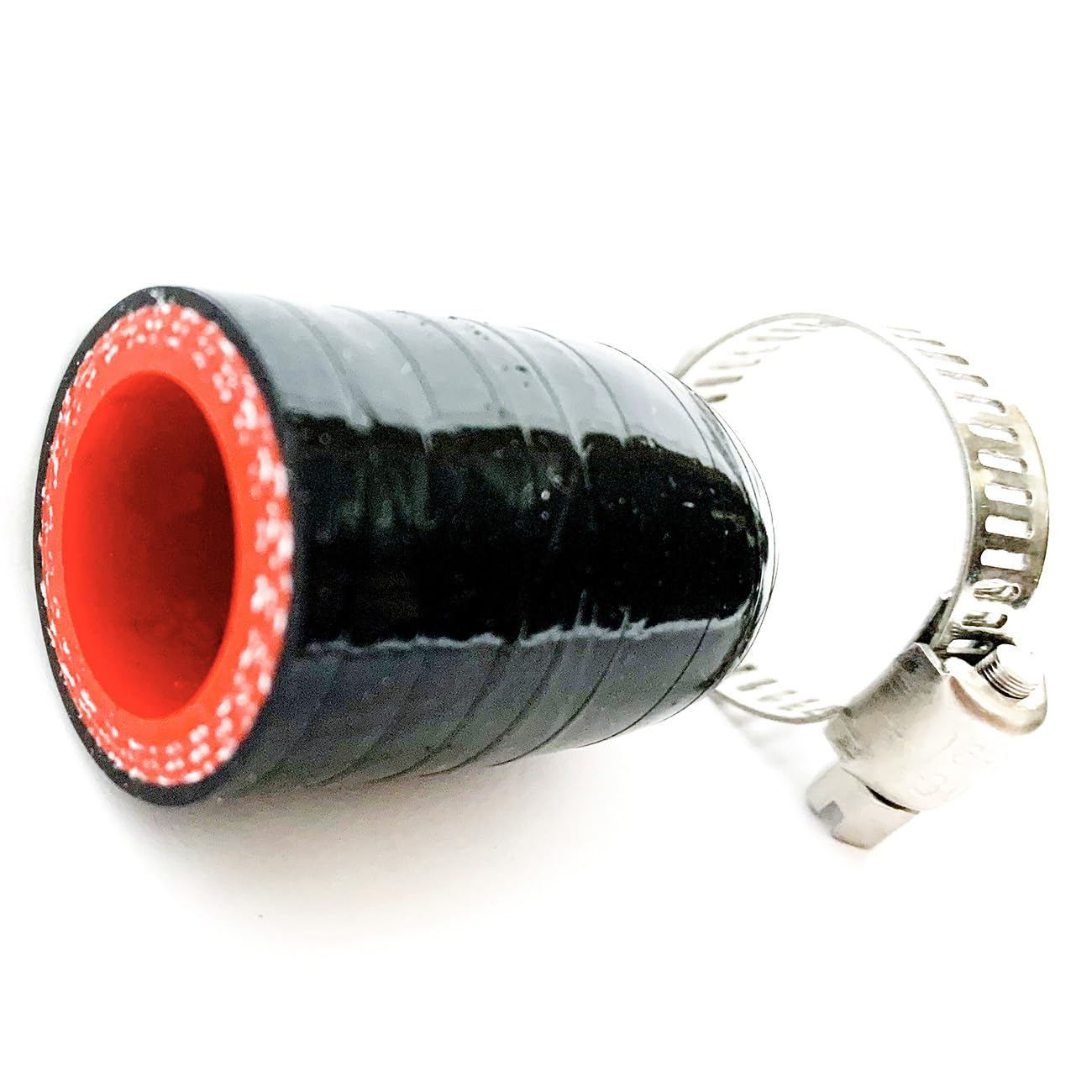 Bekelan 3/4" (19mm) Black High Temperature 3-ply Reinforced Silicone Coolant Cap With Clamp (Coolant/Water/Air. Turbo Bypass Valve/Vacuum/Throttle