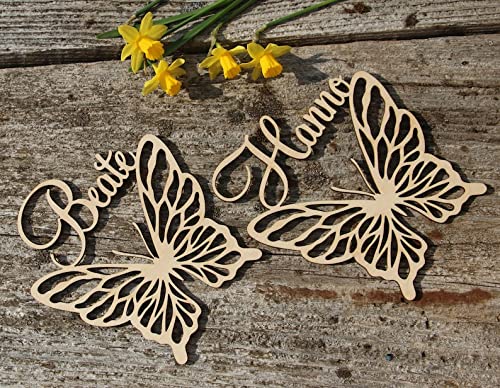 Butterfly place cards Wedding place settings Wooden butterfly place tags Wedding card Name cards Place cards Wedding,Wooden Wall Art, Home Wall Decor, Christmas Gifts, 1 piece send.
